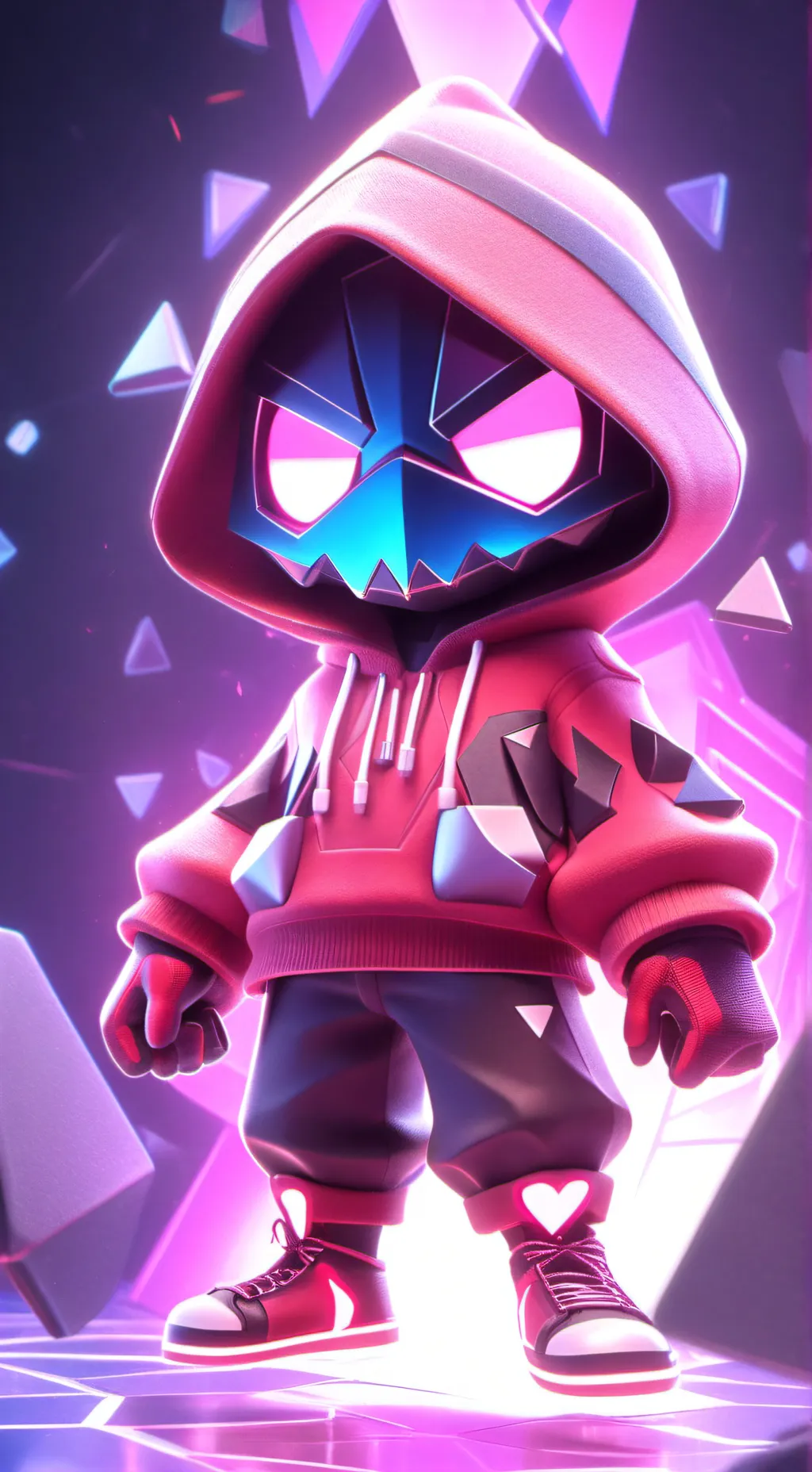 ai character: squid game background