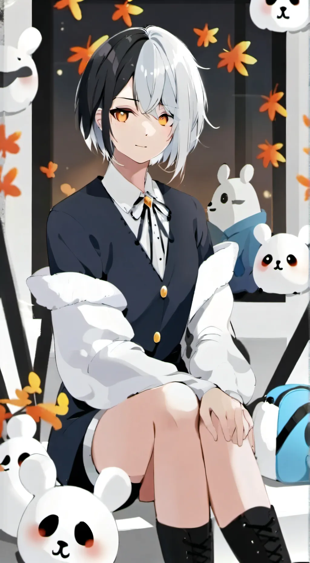 ai character: Théo background