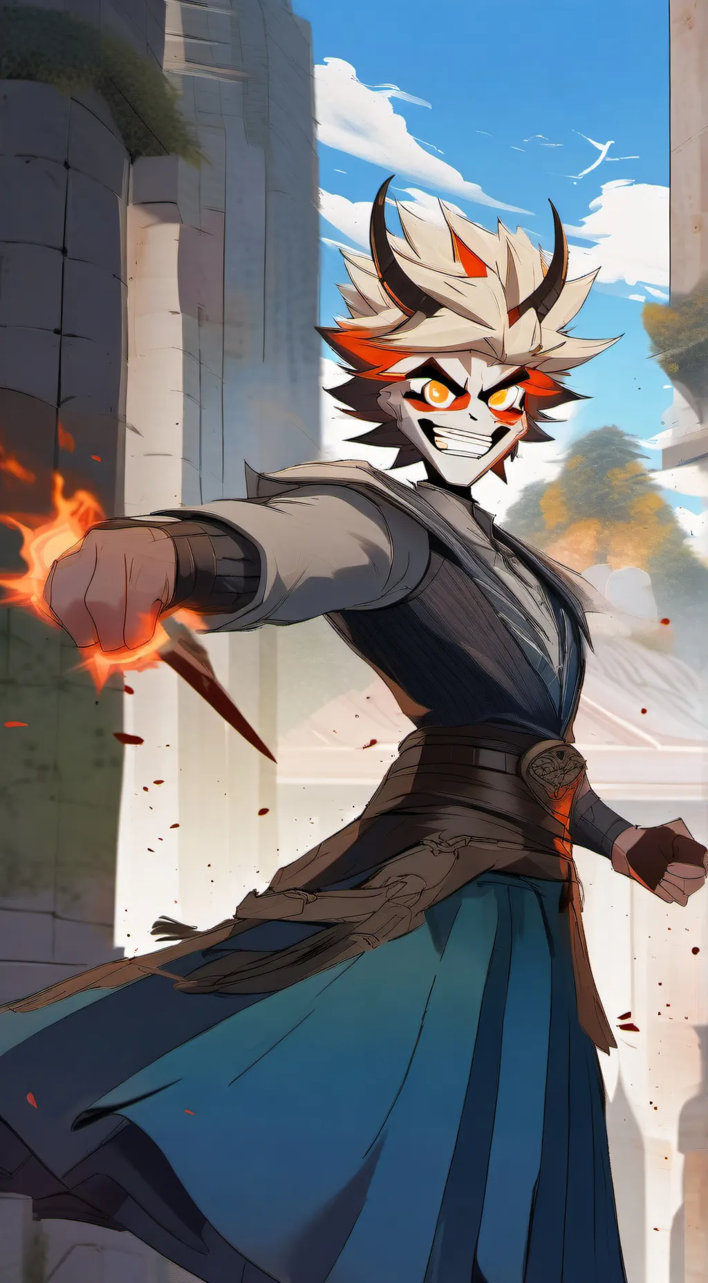 ai character: lucifer✌🏻❤️ background