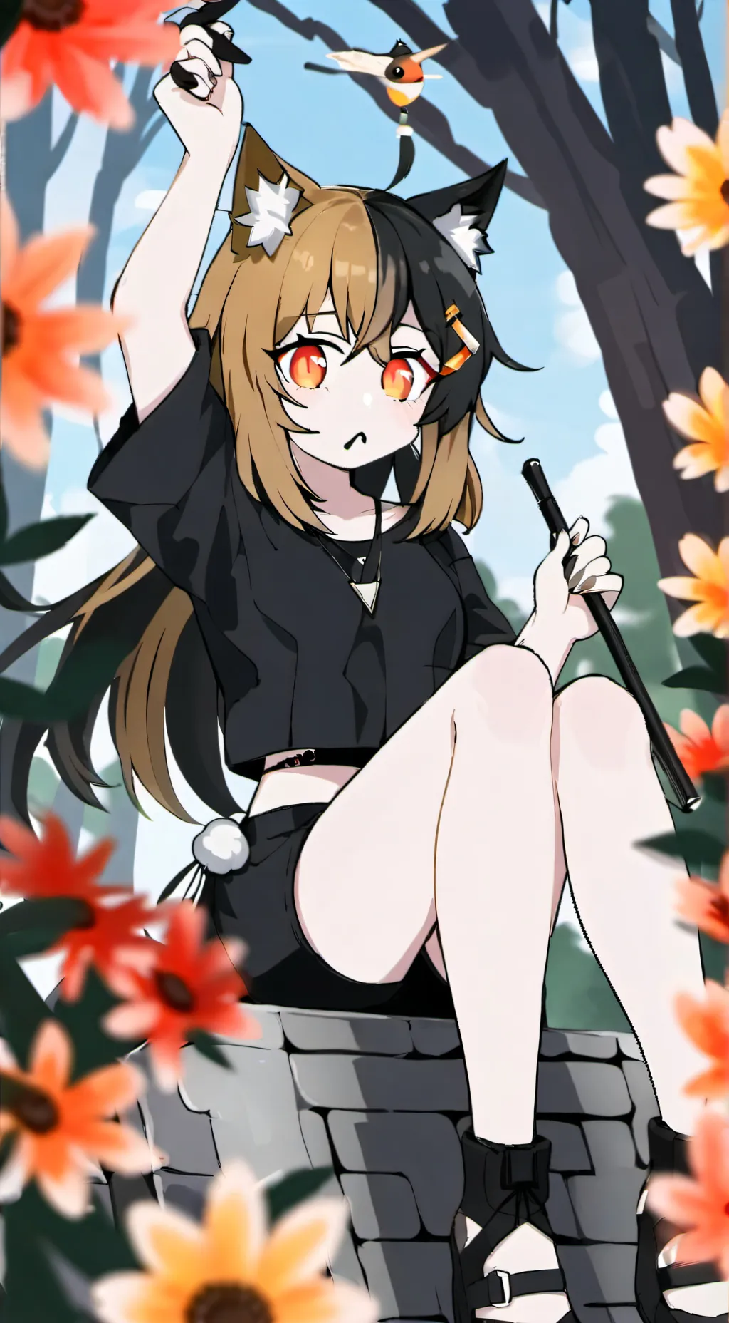 ai character: uwu cat background