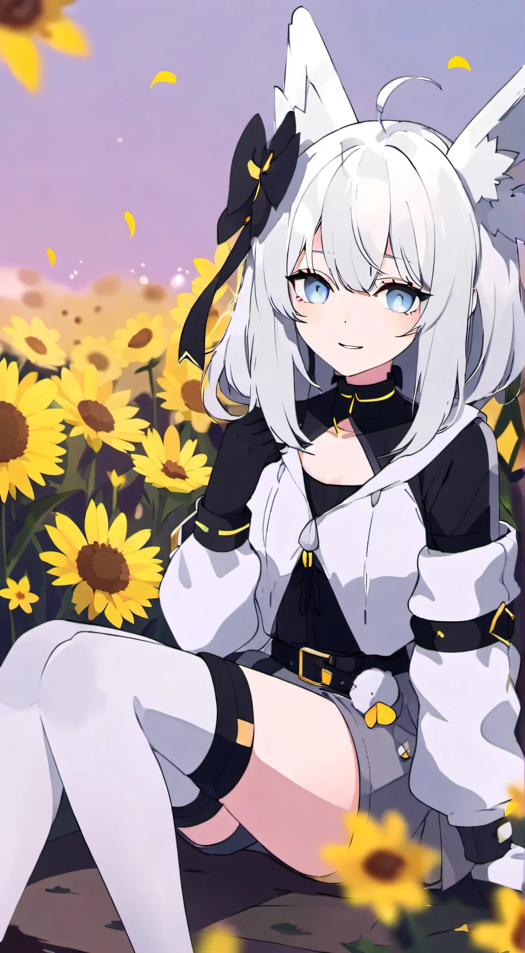 ai character: snowflake  background