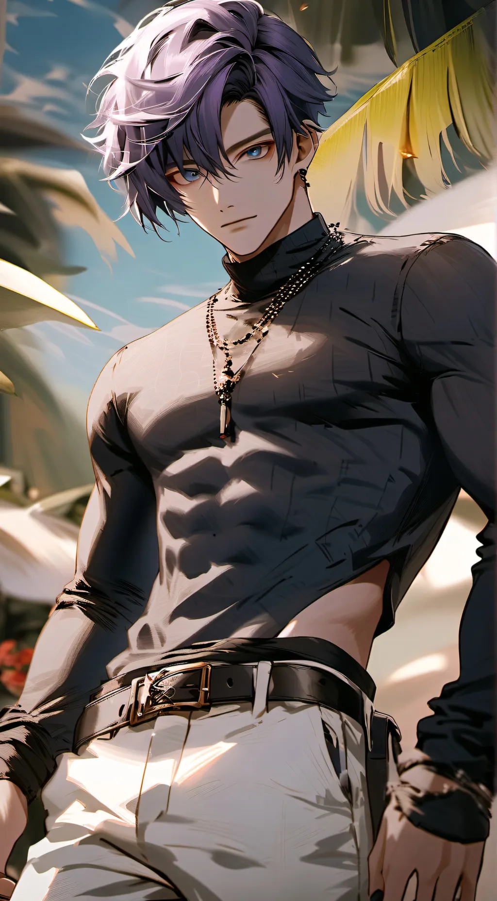 ai character: kashi ~💜 background