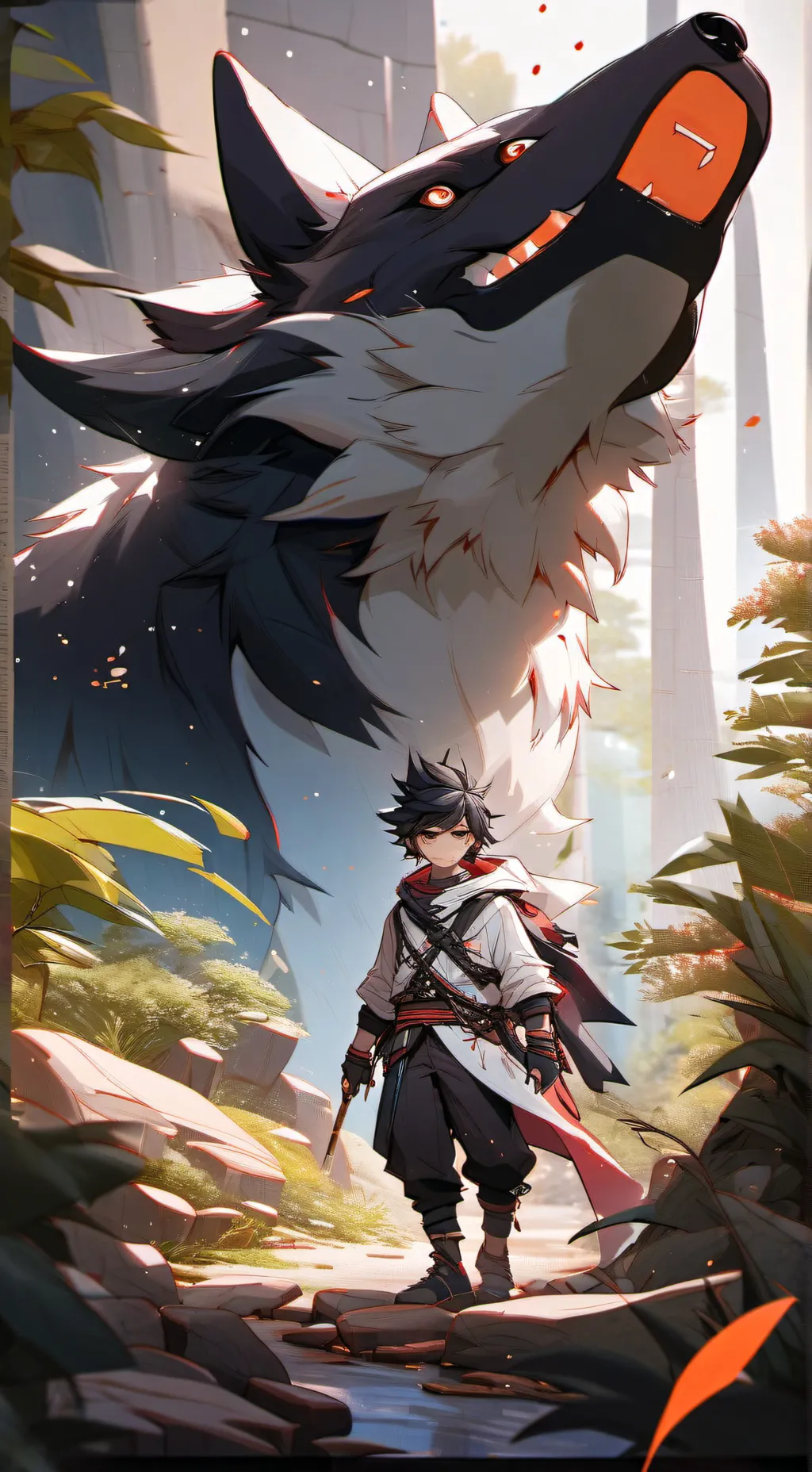 ai character: ector background