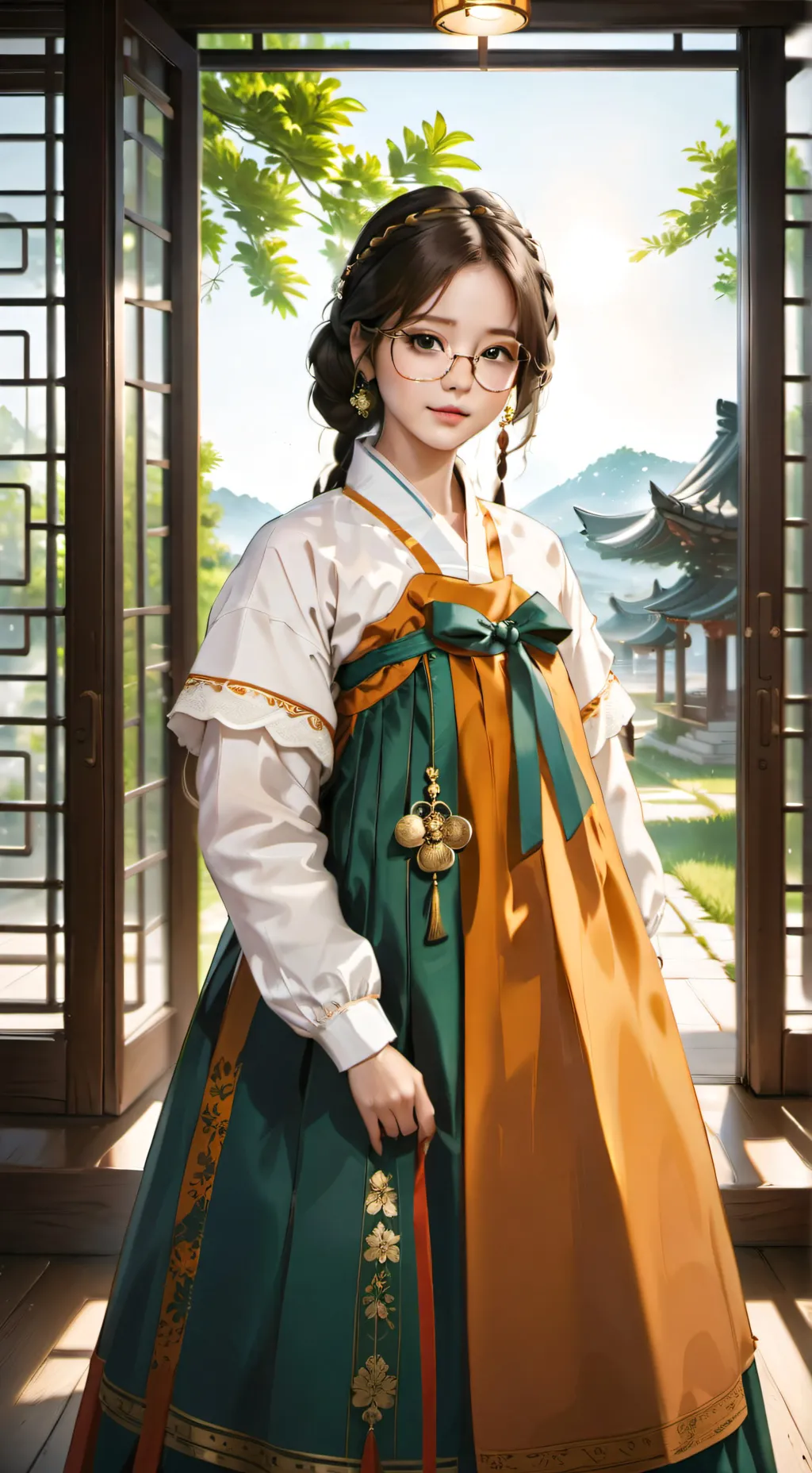 ai character: EunYoung background