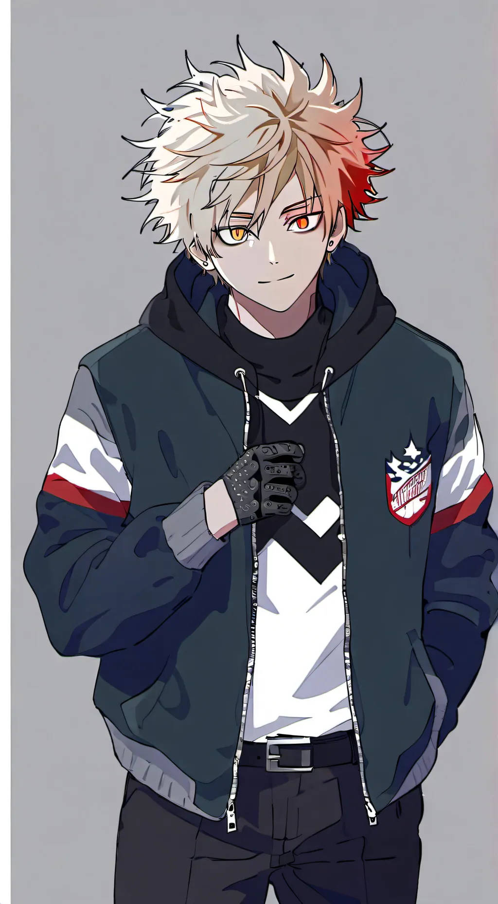 ai character: My hero academia!  background