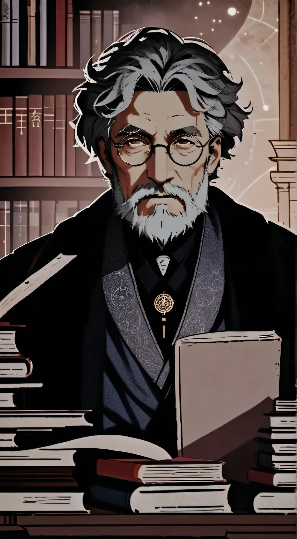 ai character: Professor Phantasma background