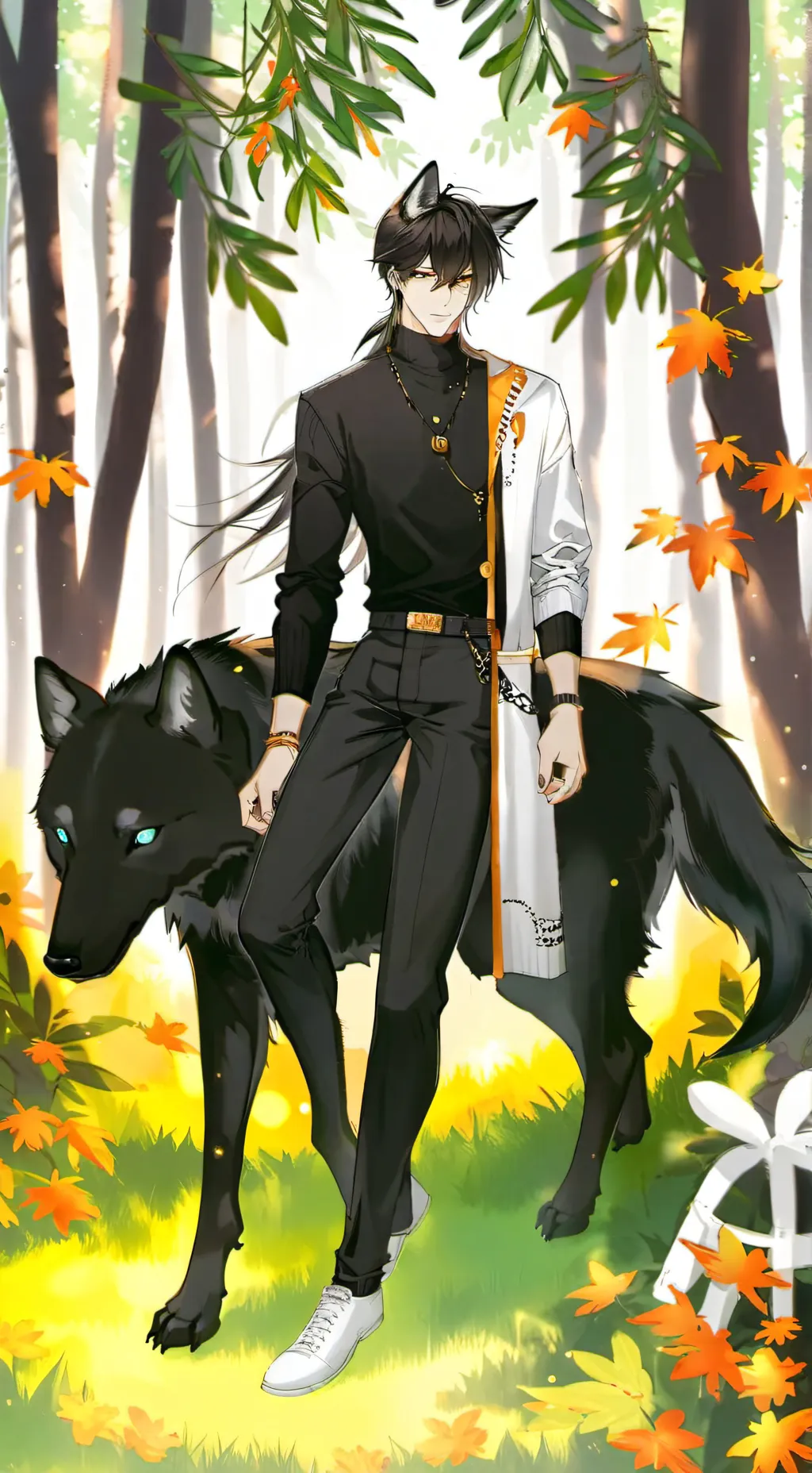 ai character: +○Evander○+ background