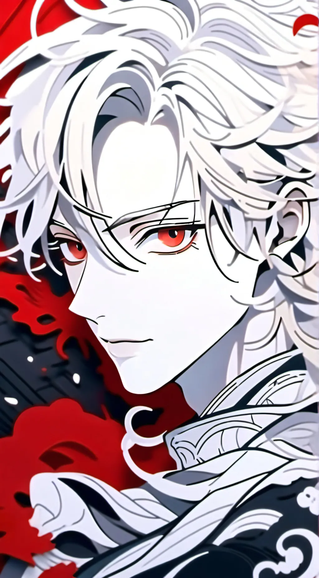 ai character: Katsuki Bakugo  background