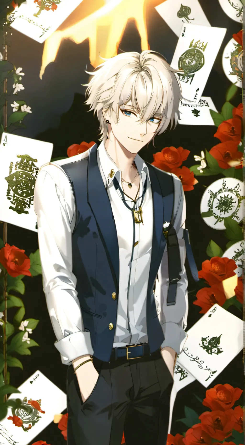 ai character: ★Vincent★ background