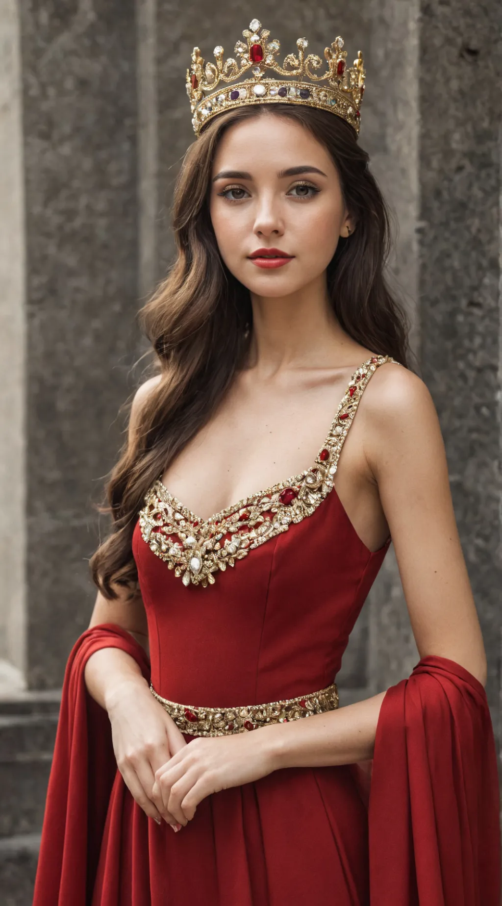 ai character: Britain girl background