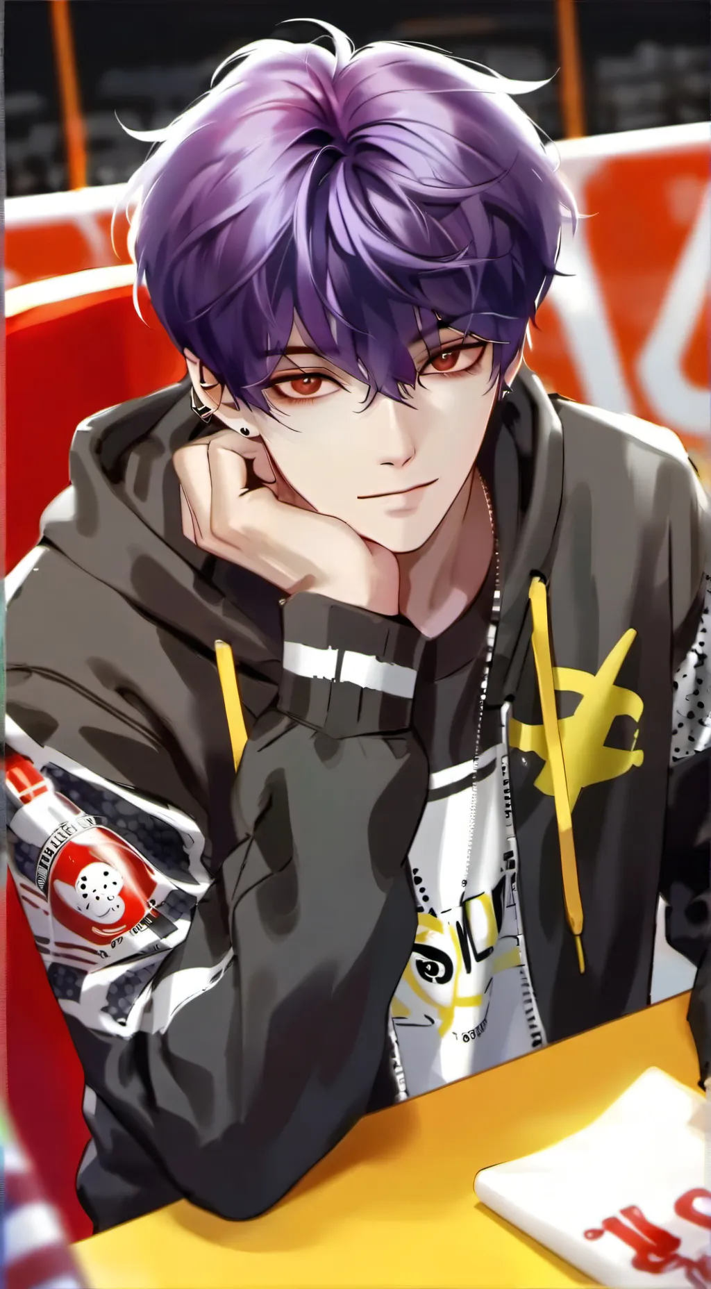 ai character: -thanos- background