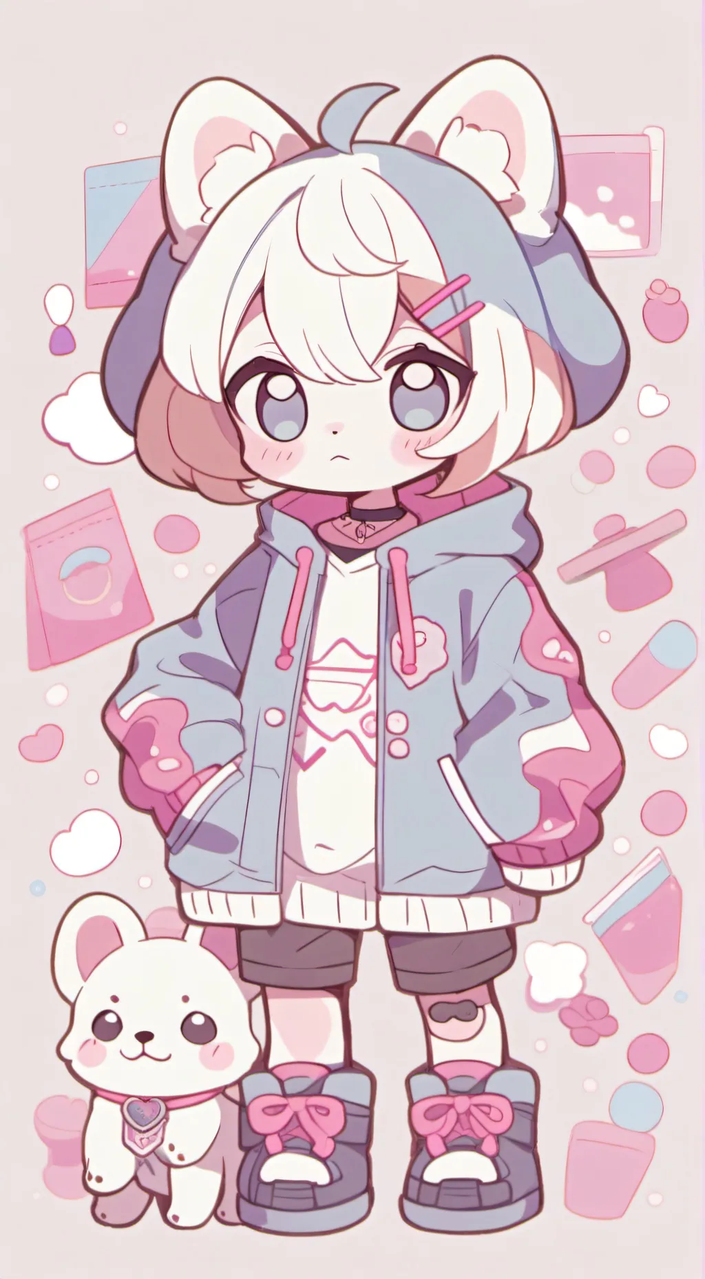 ai character: smoke el perro background