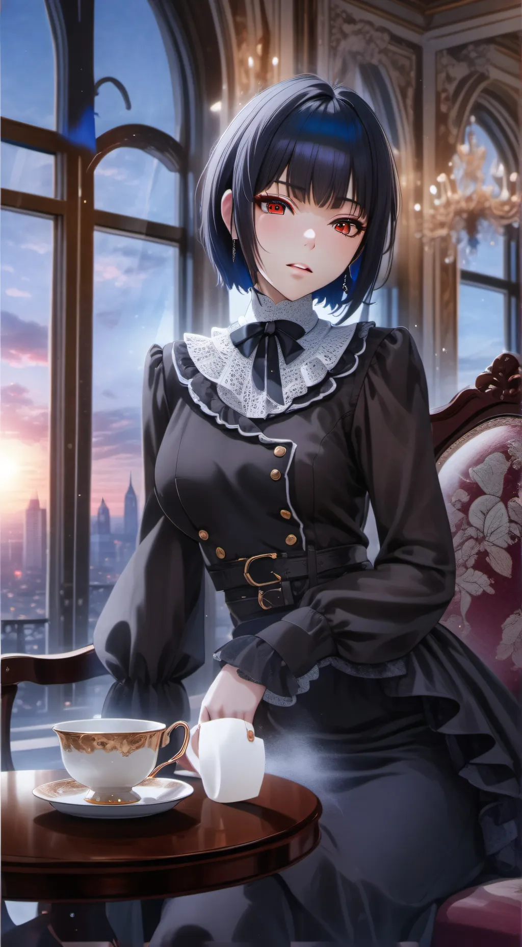 ai character: Aria background