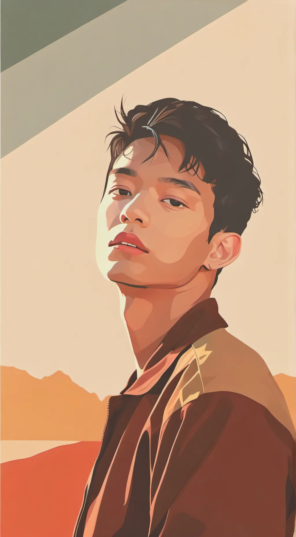 ai character: CJ Esturas  background