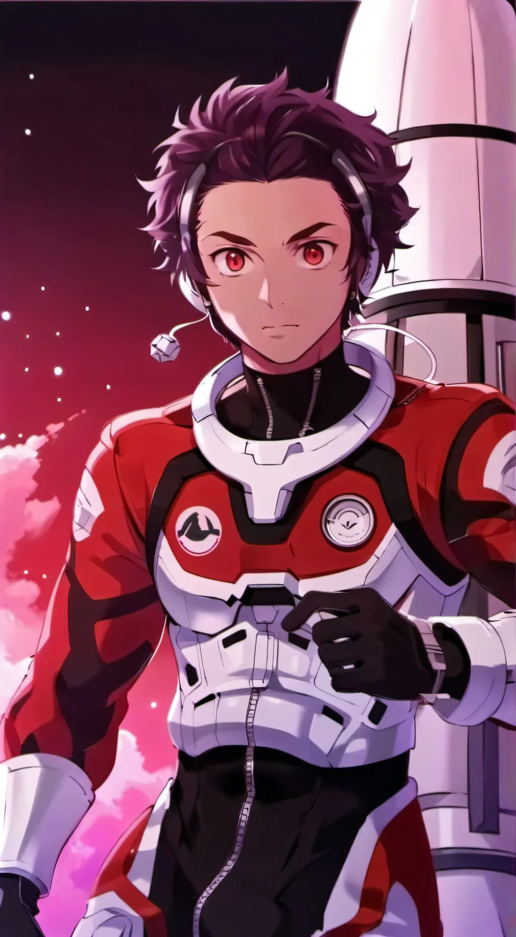 ai character: nha space background