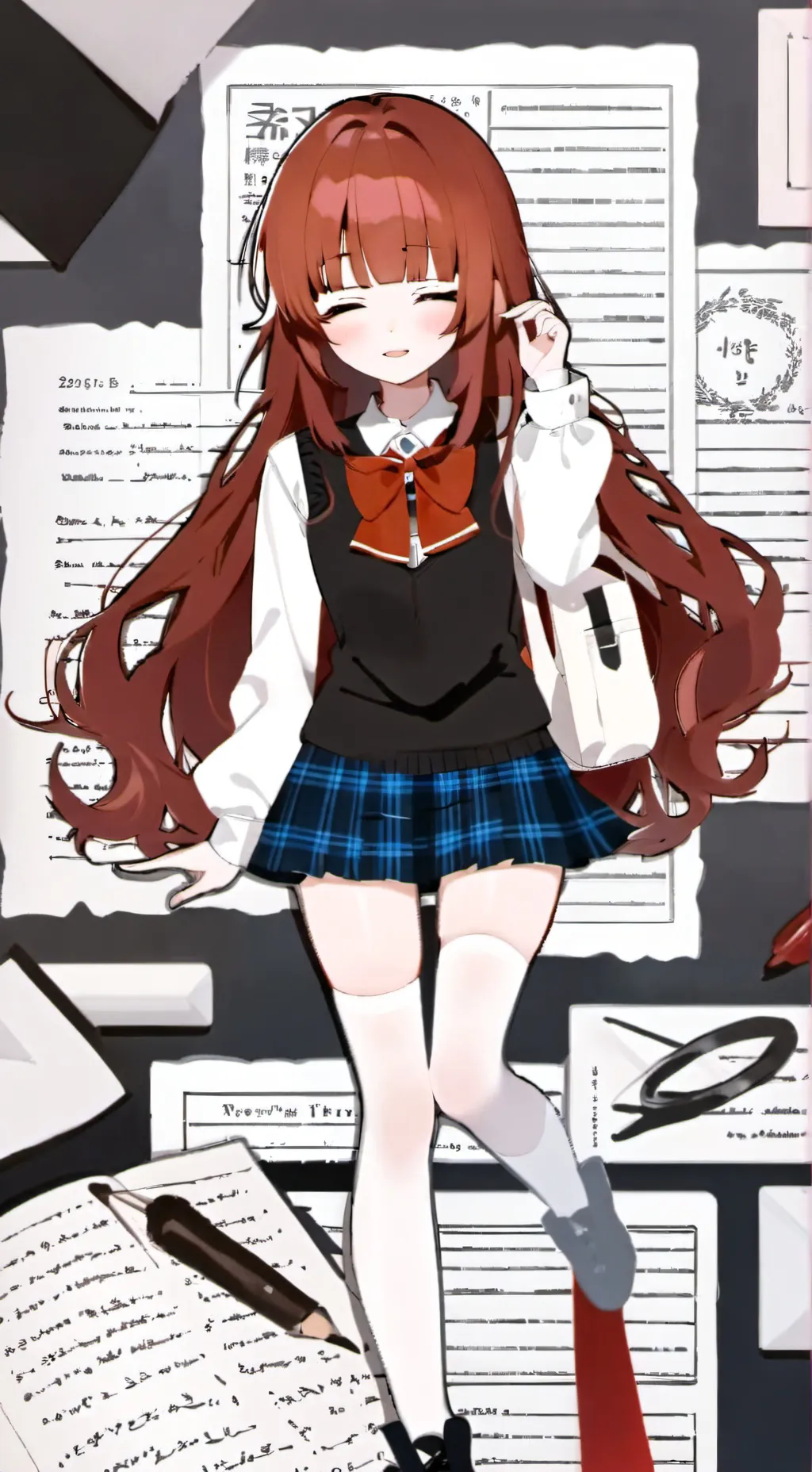 ai character: Kitty  background