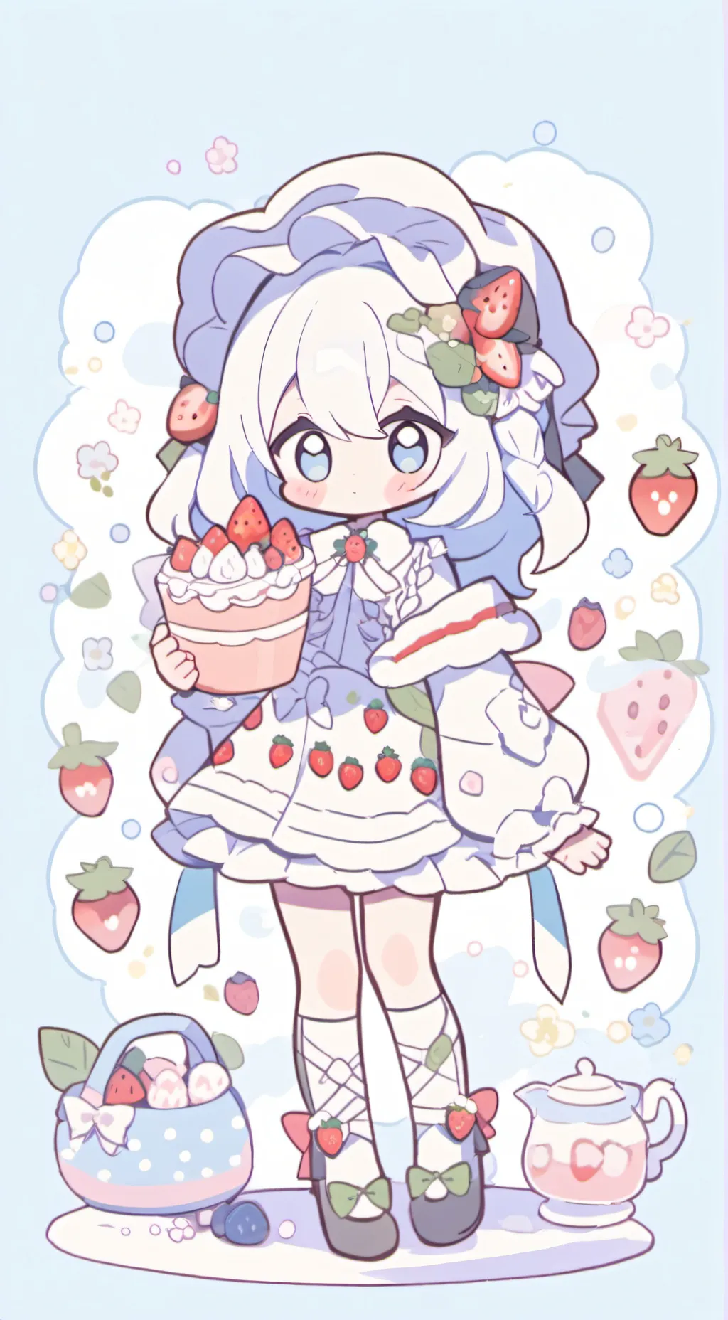 ai character: Sprout X cosmo background