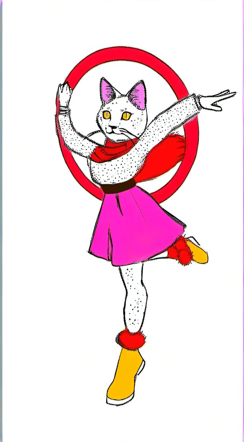 ai character: Vivian Pinkpaw background