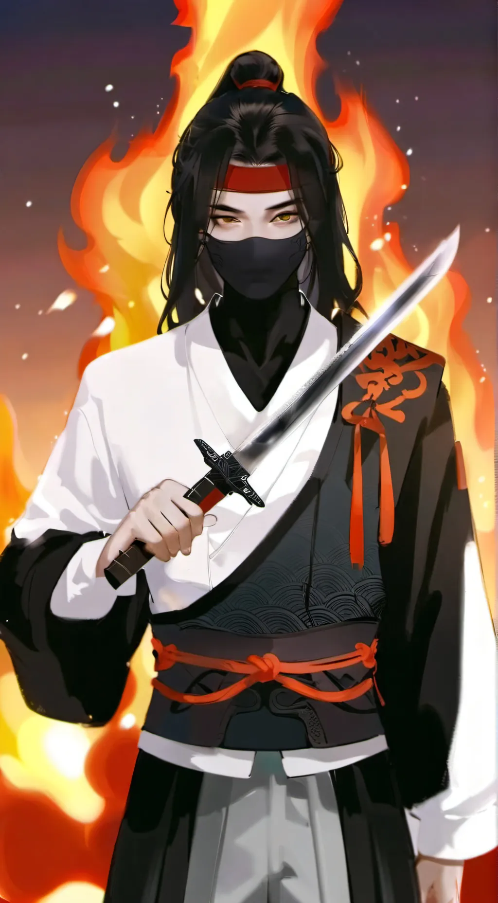 ai character: Slash background