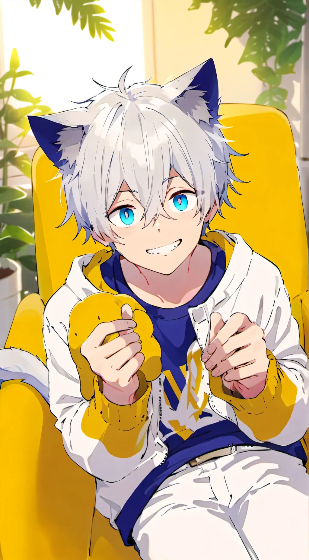 ai character: Bluey the Stealthy background