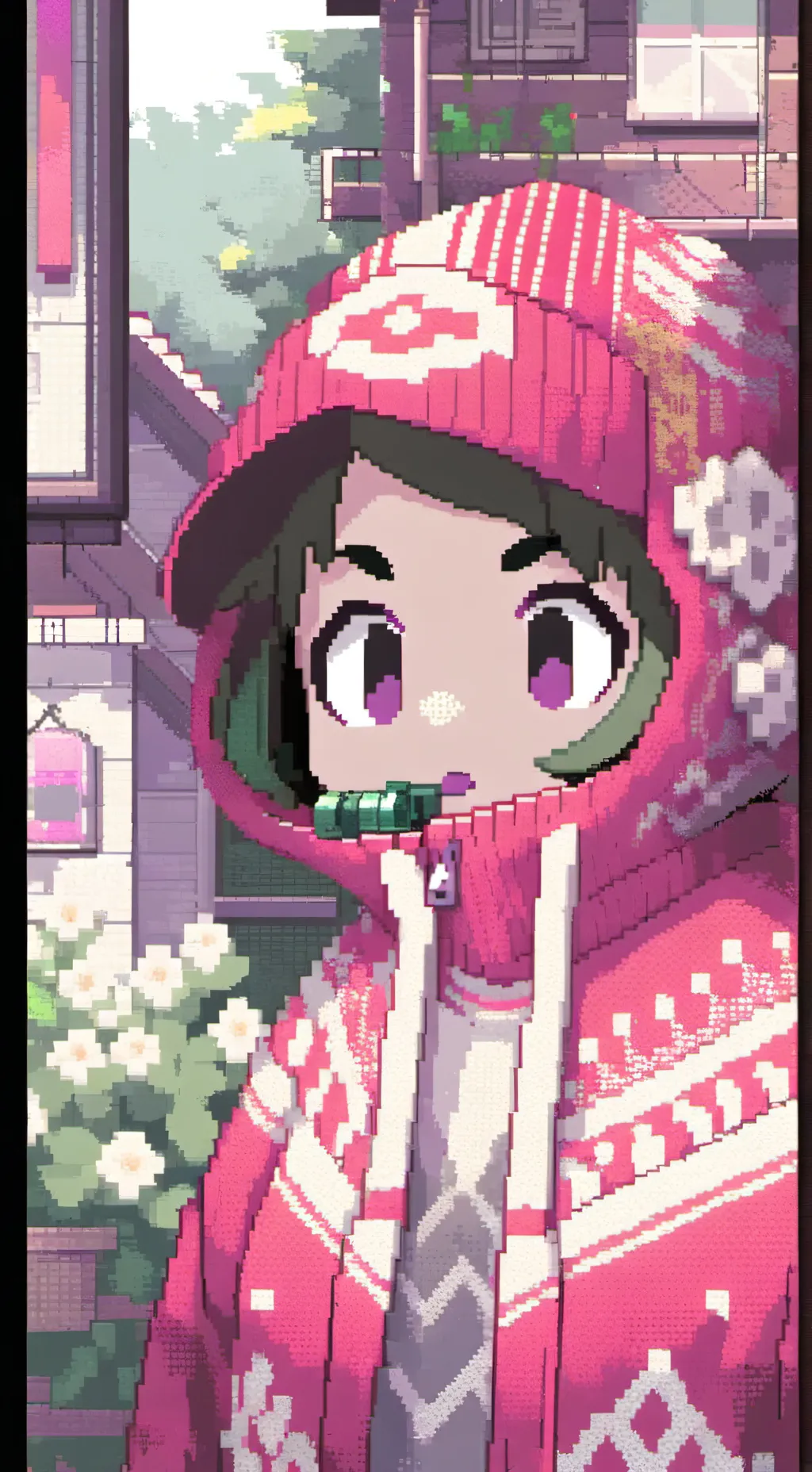 ai character: Vecino molesto background