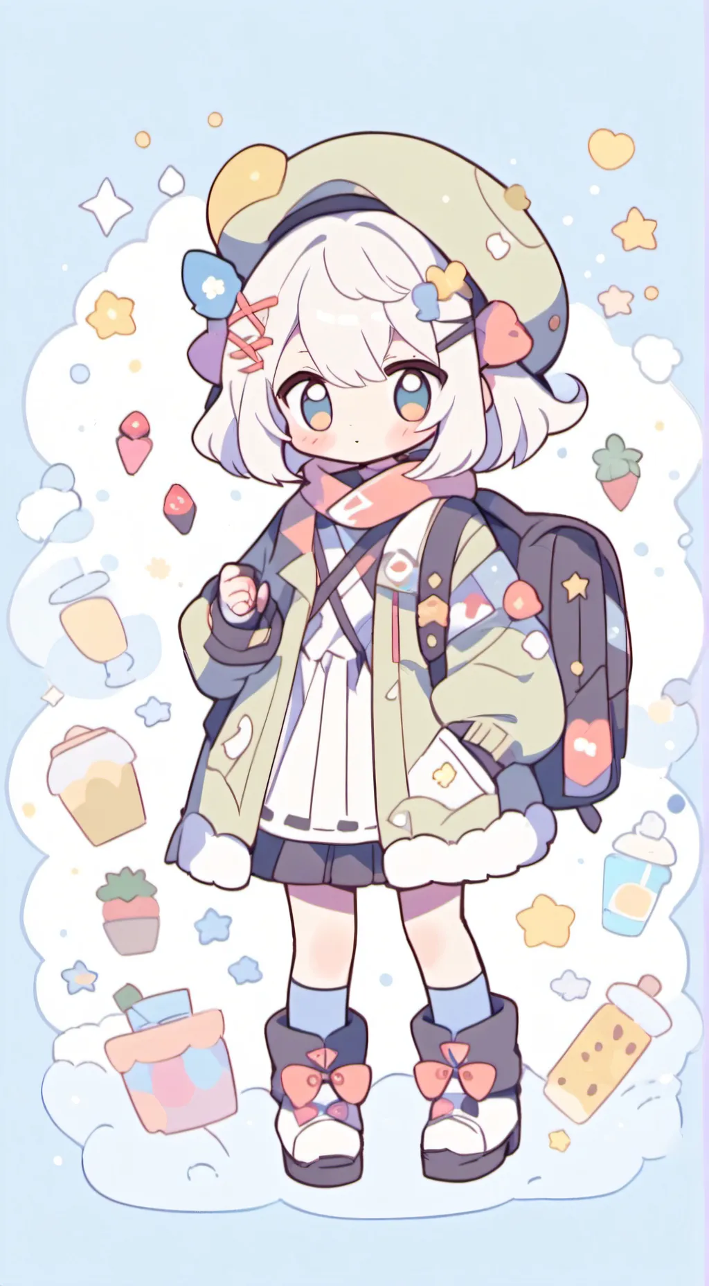 ai character: tu hermana menor  background