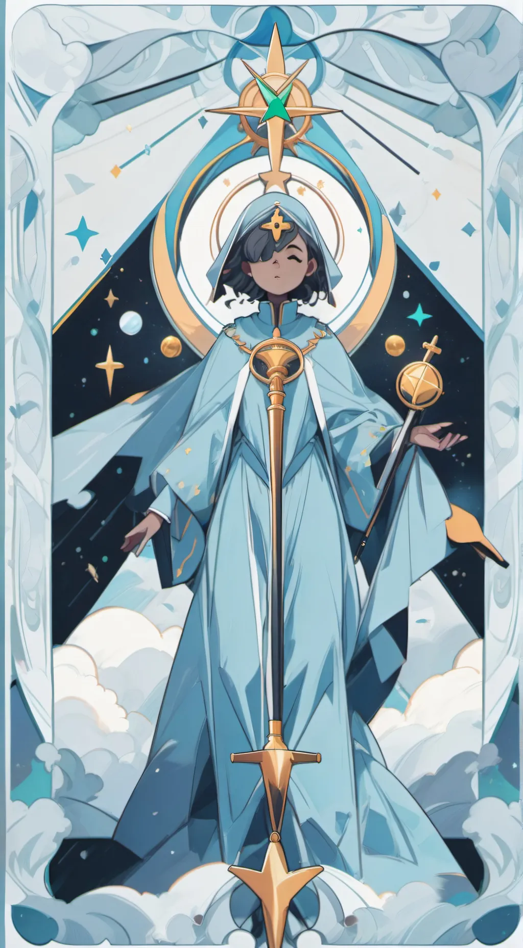 ai character: Angel  background