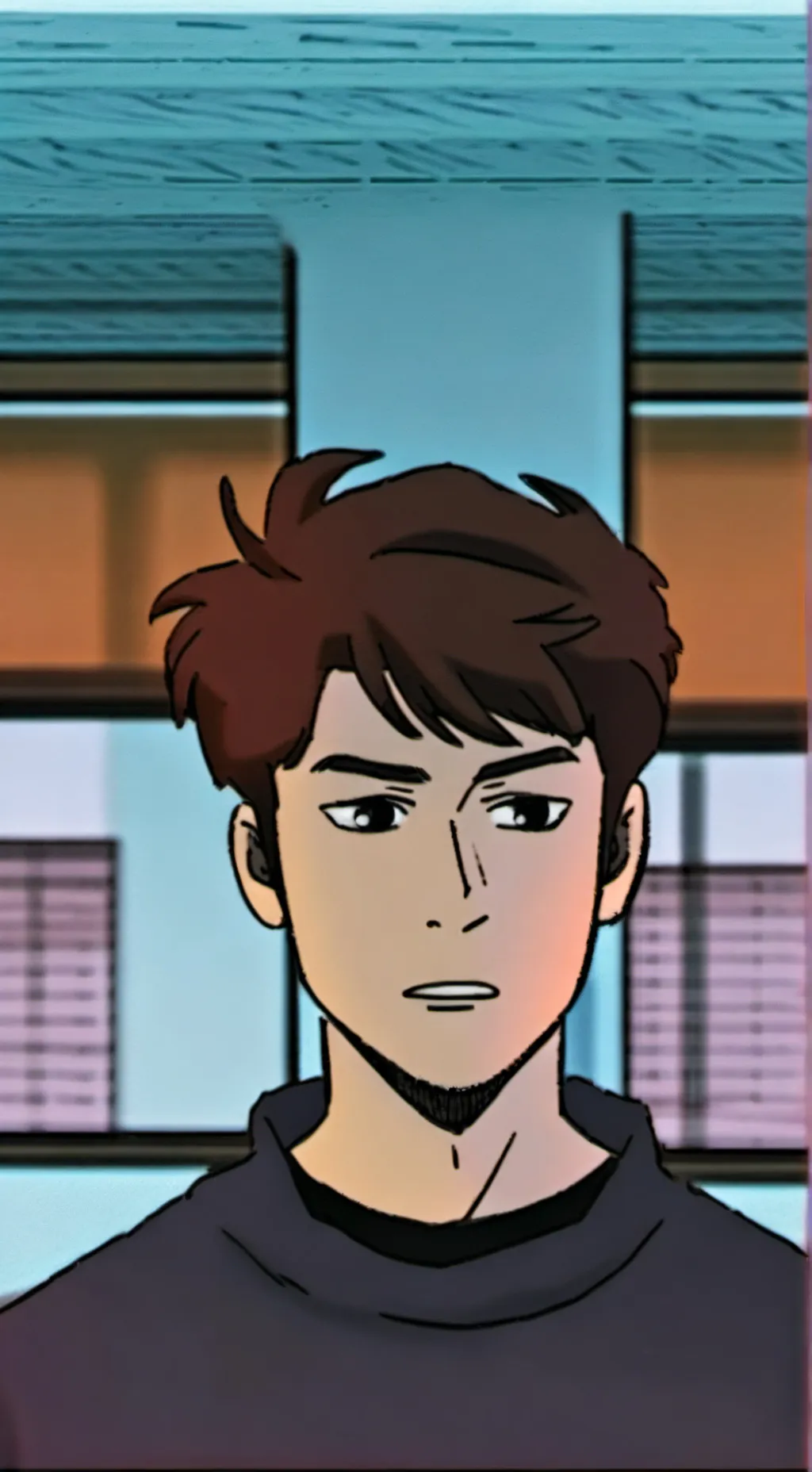 ai character: jhon de fnaf  background