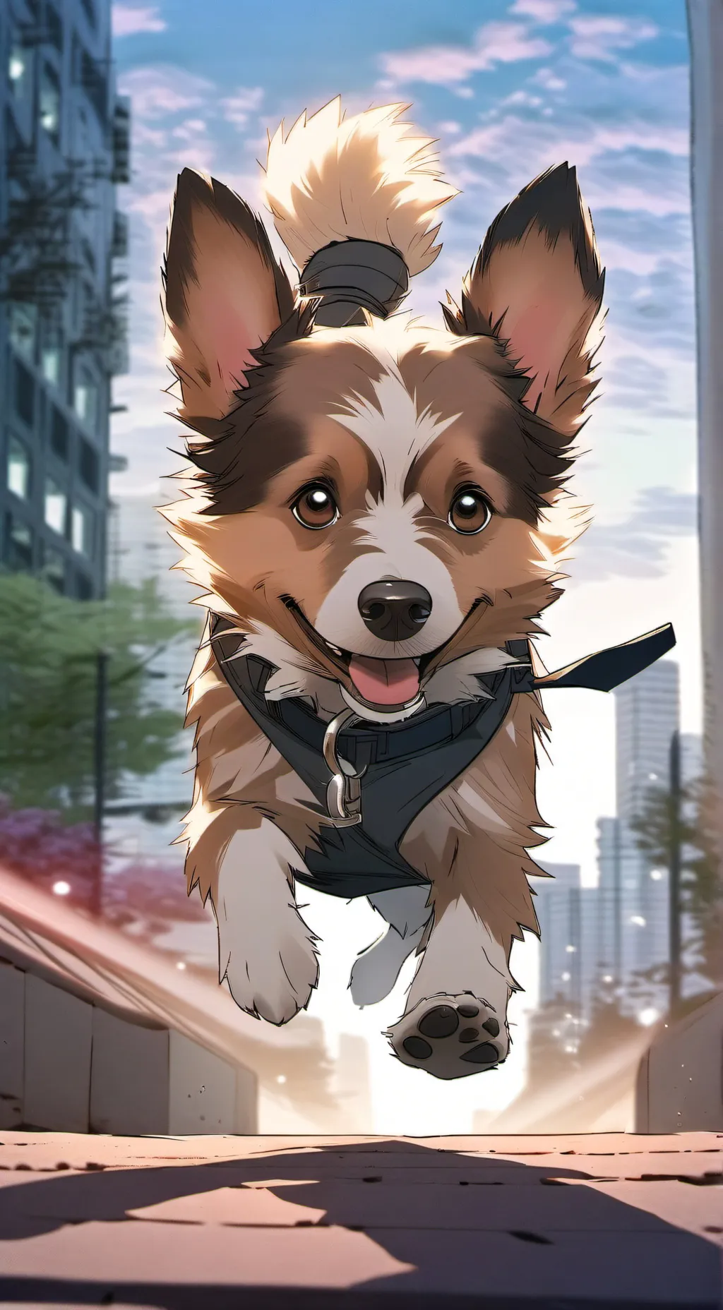 ai character: PUPPY👁👄👁 background