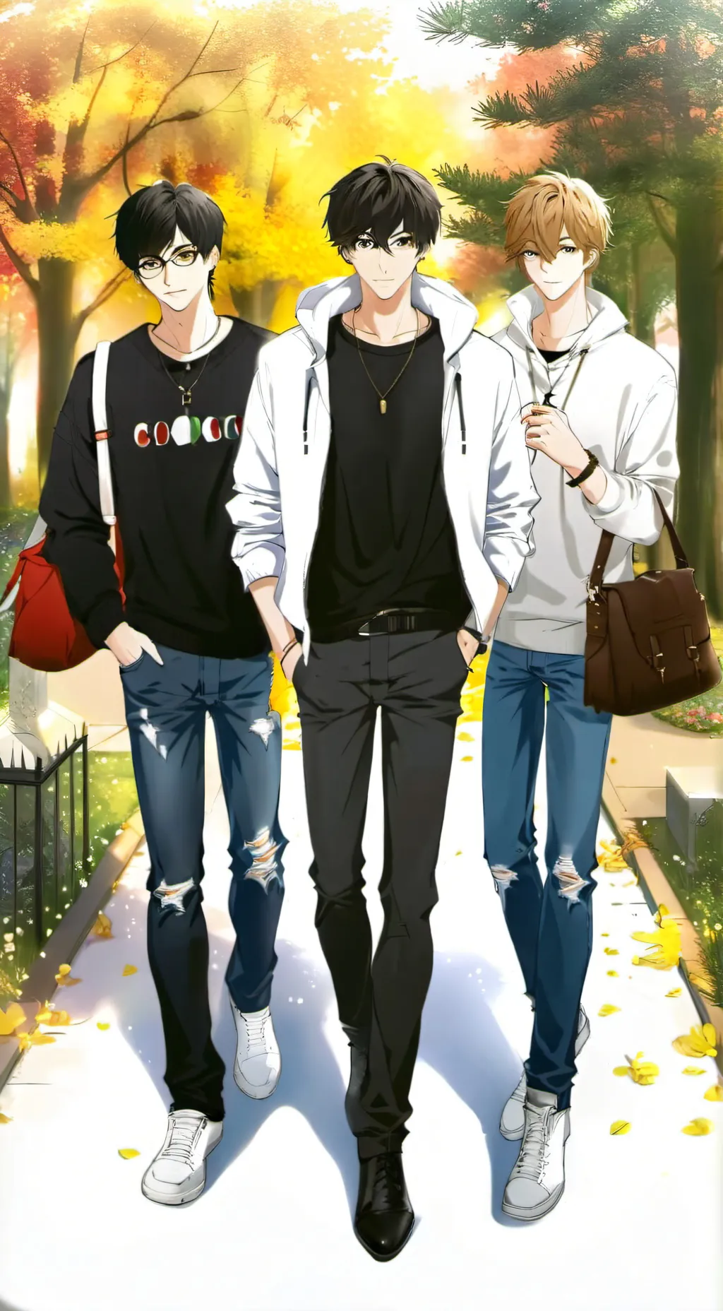 ai character: Three brothers background