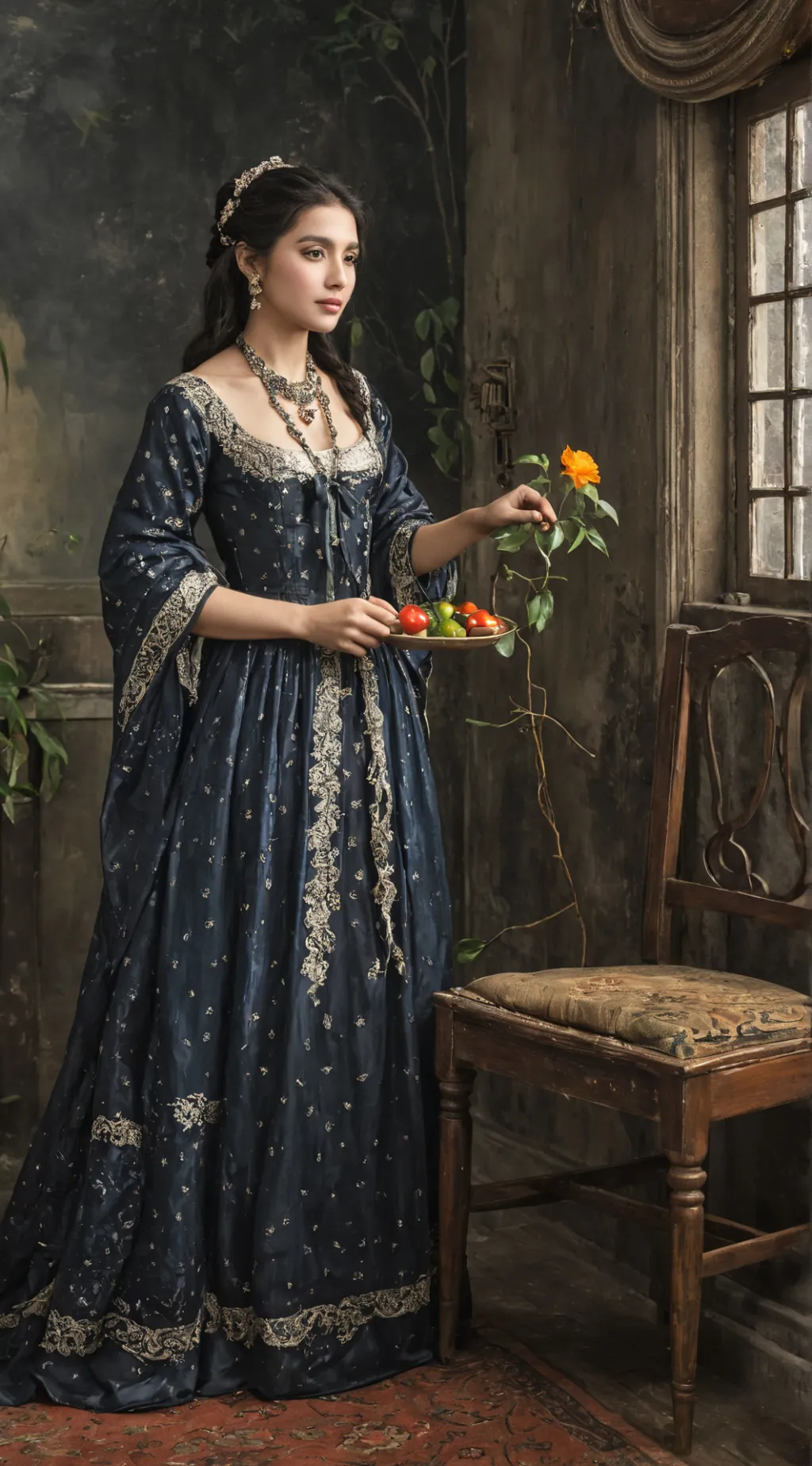 ai character: The 5 girls background