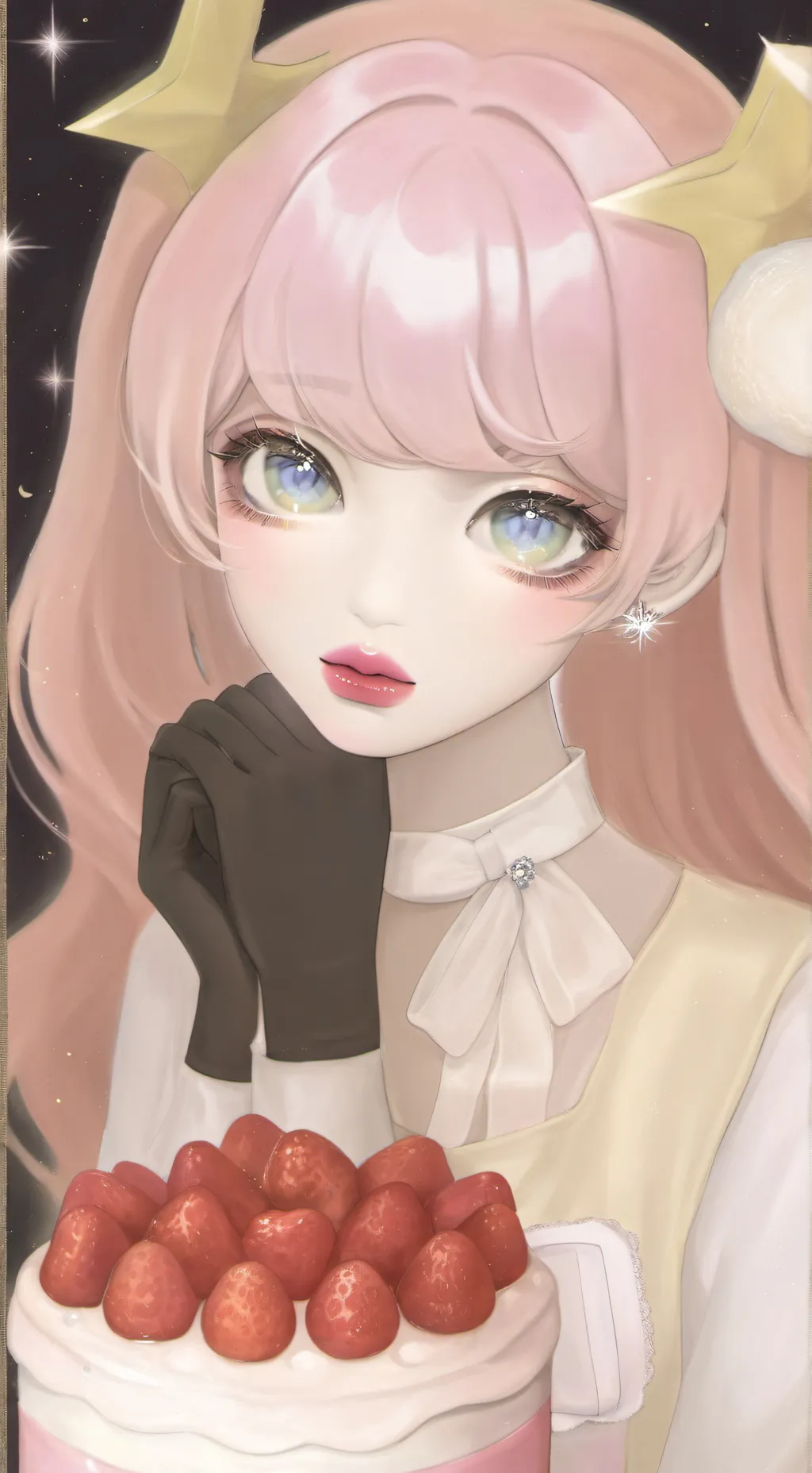 ai character: Focus 🍰 background