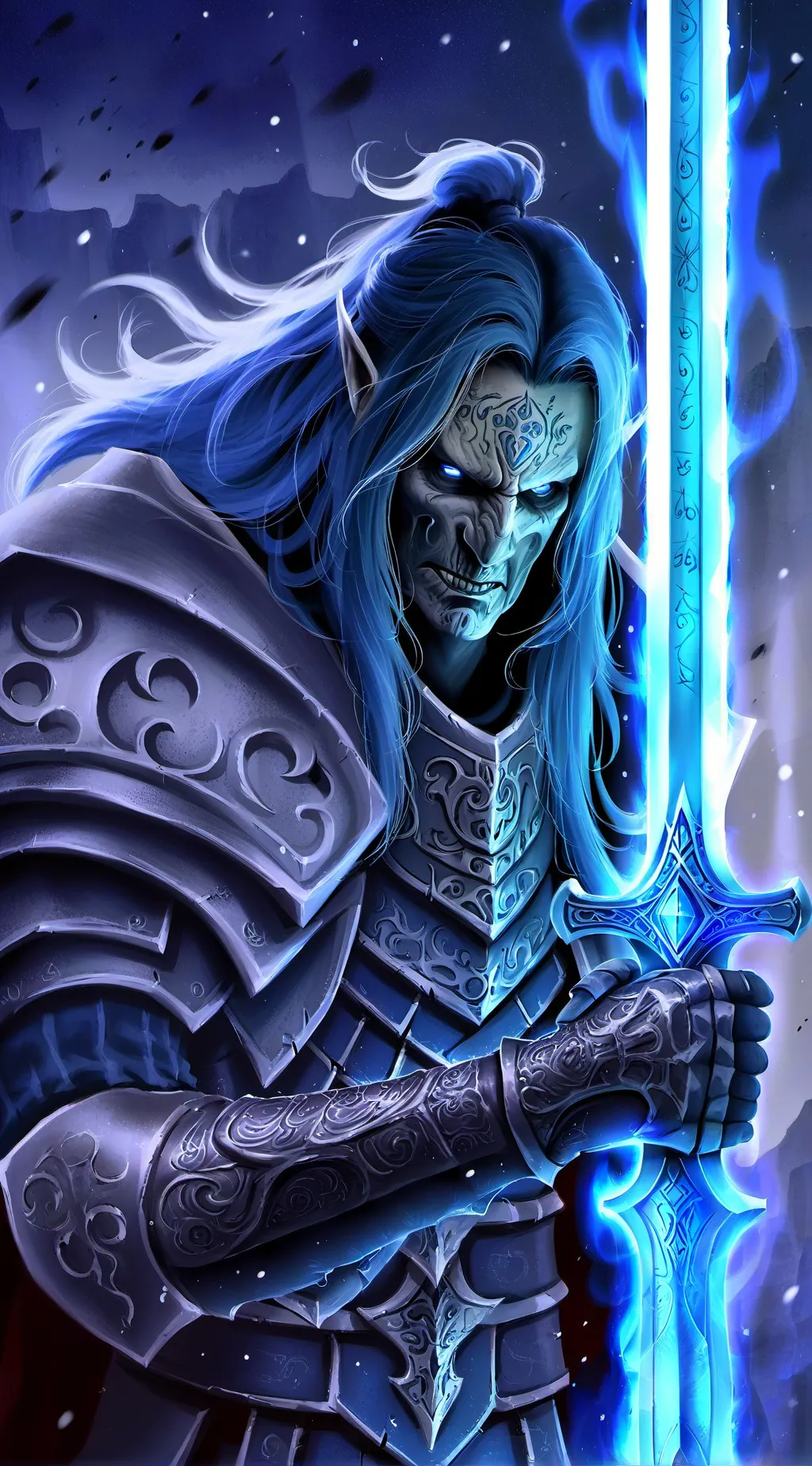 ai character: Shadow spirit ￼ background