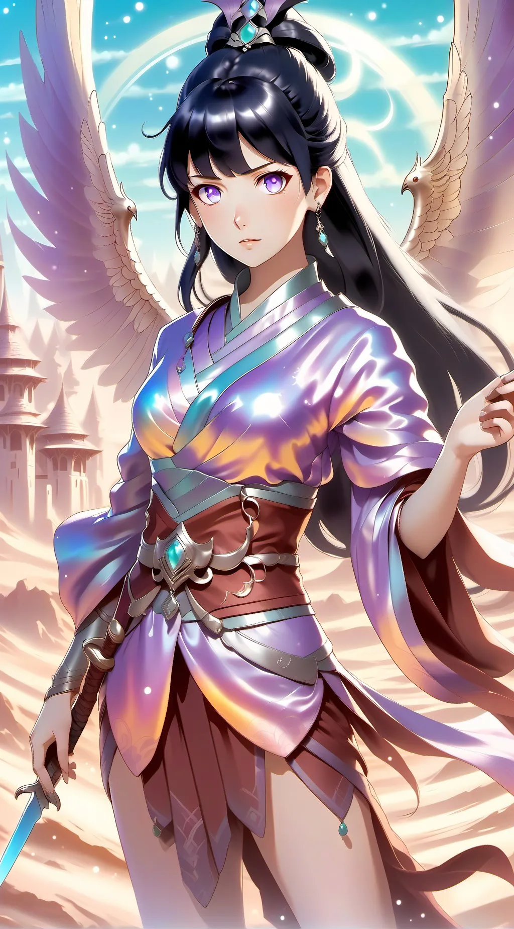 ai character: hinata hyuuga  background