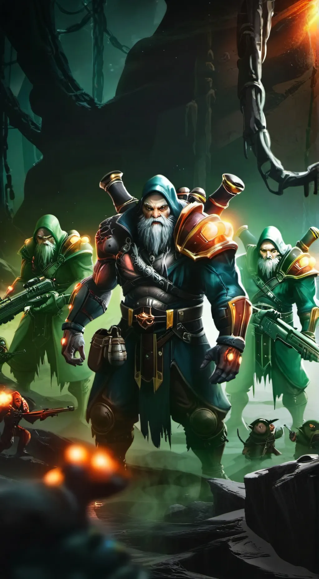 ai character: deep rock galactic background