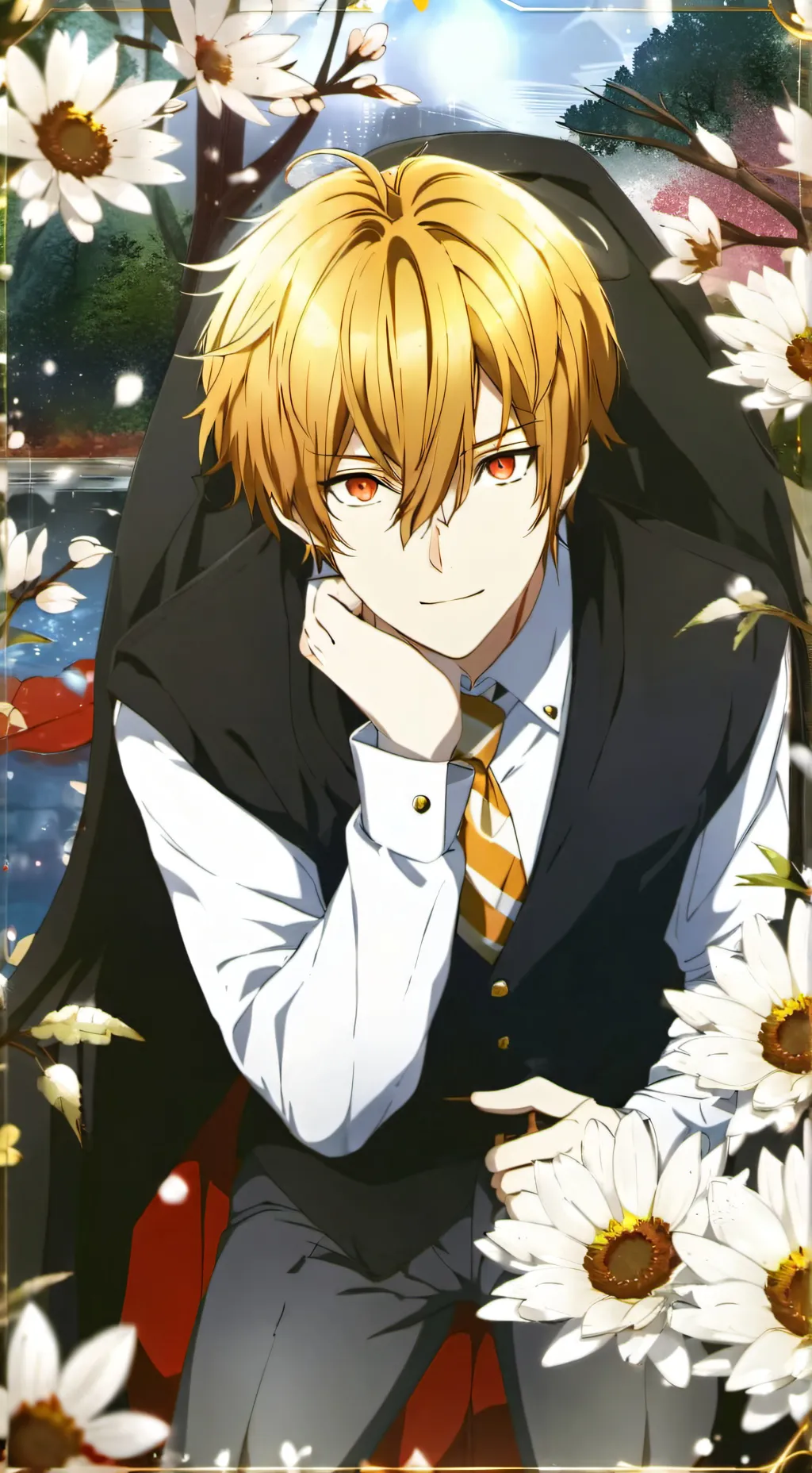 ai character: mha army background