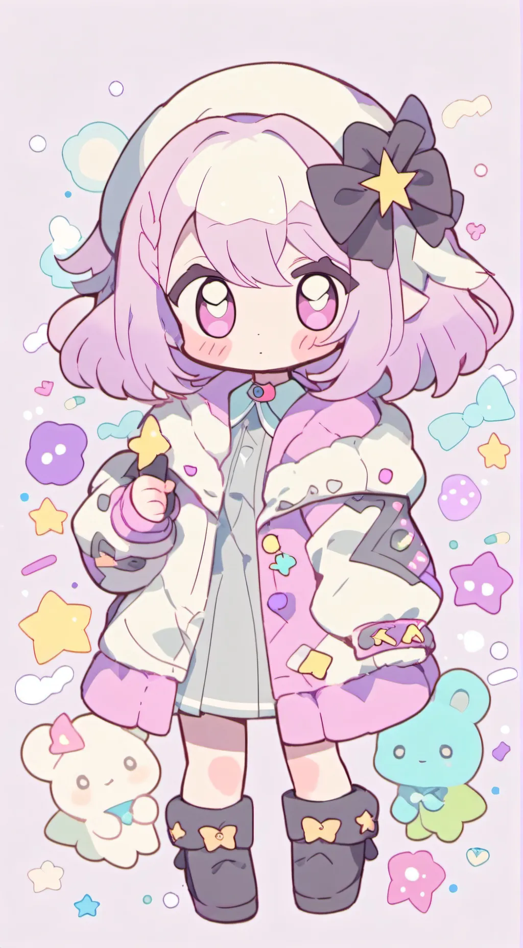 ai character: Mha princess lost  background