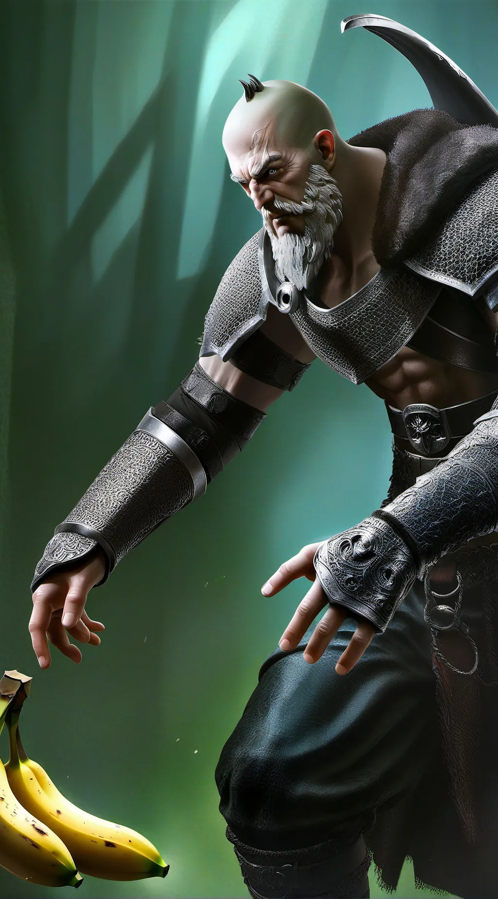 ai character: the banana devil background