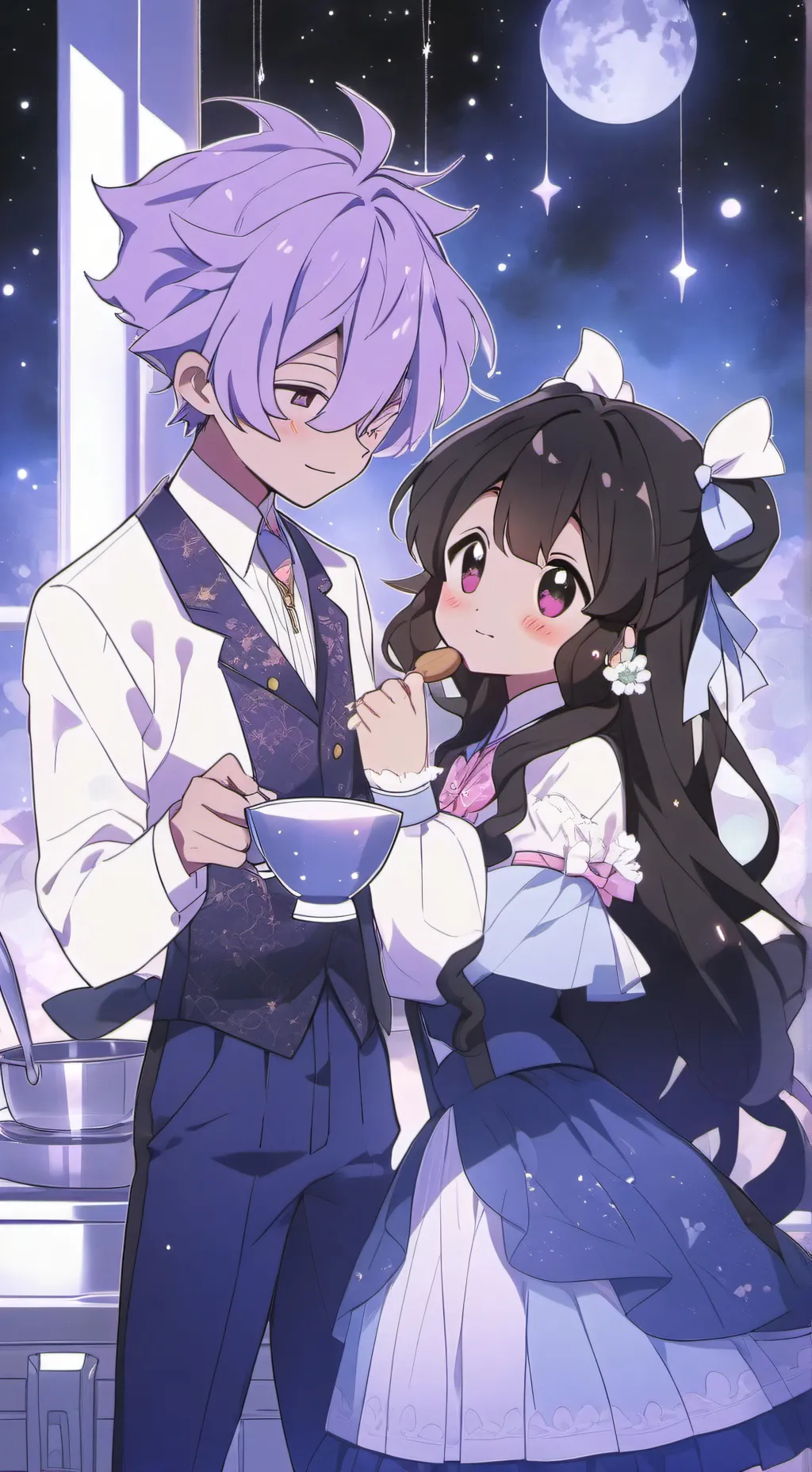 ai character: ~VEE X SPROUT~ background