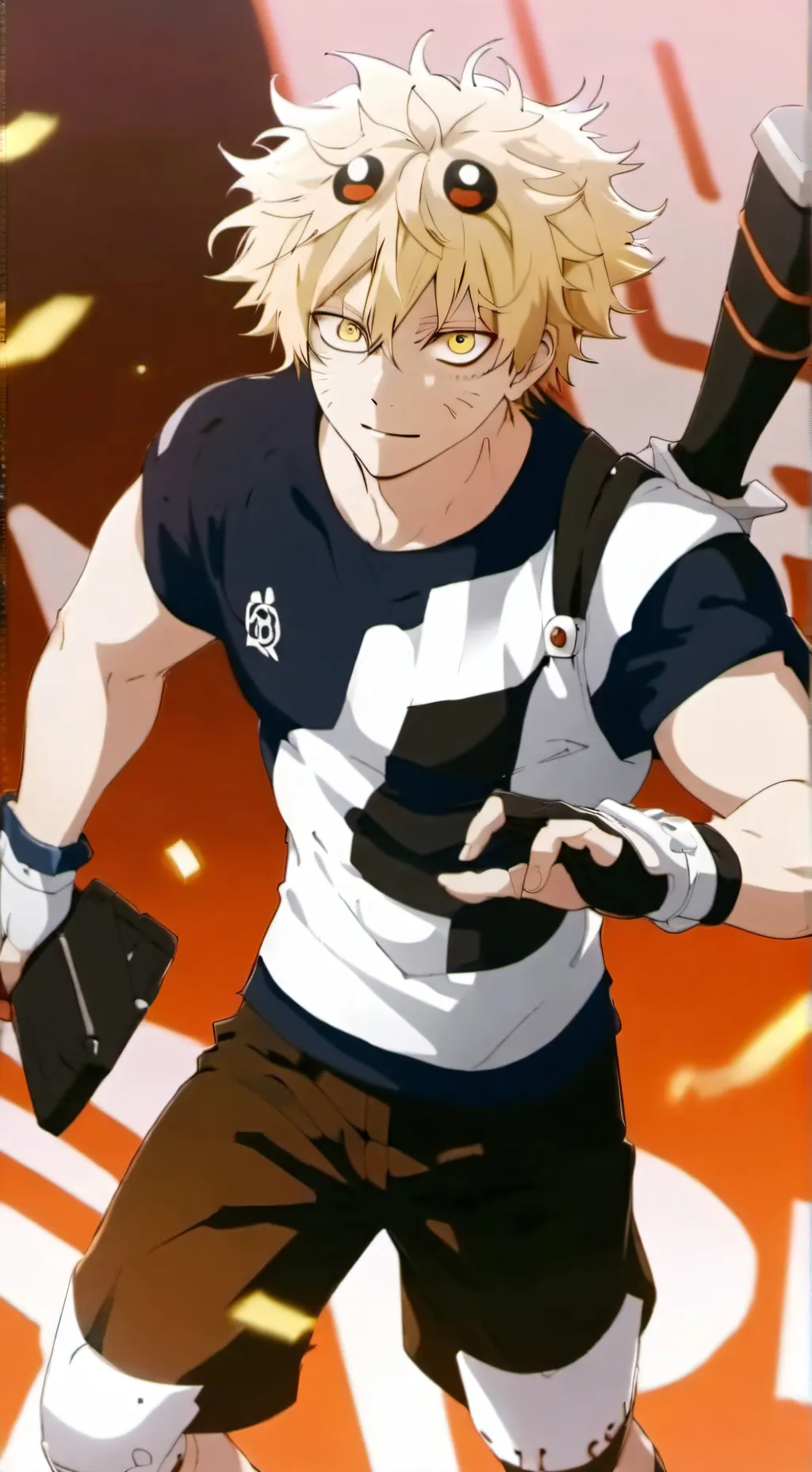 ai character: Bakugo  background