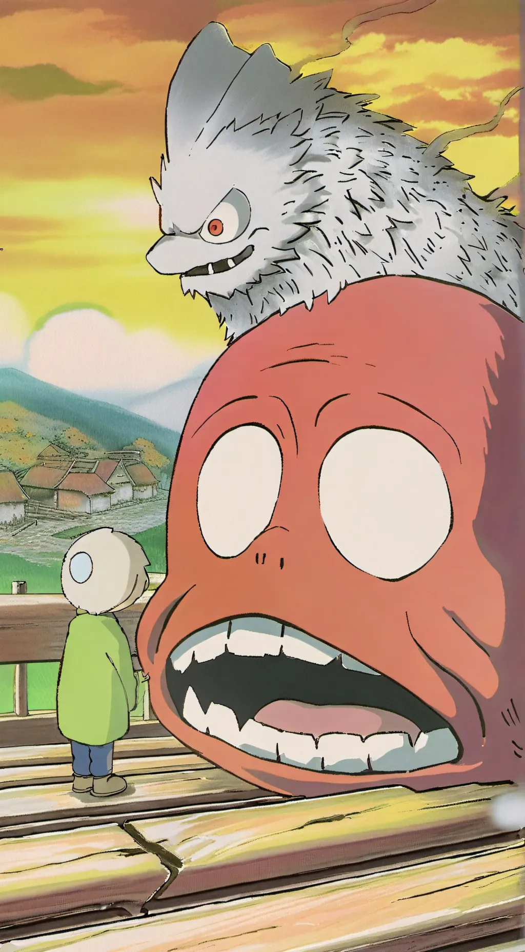 ai character: ENDLESS HORROR  background