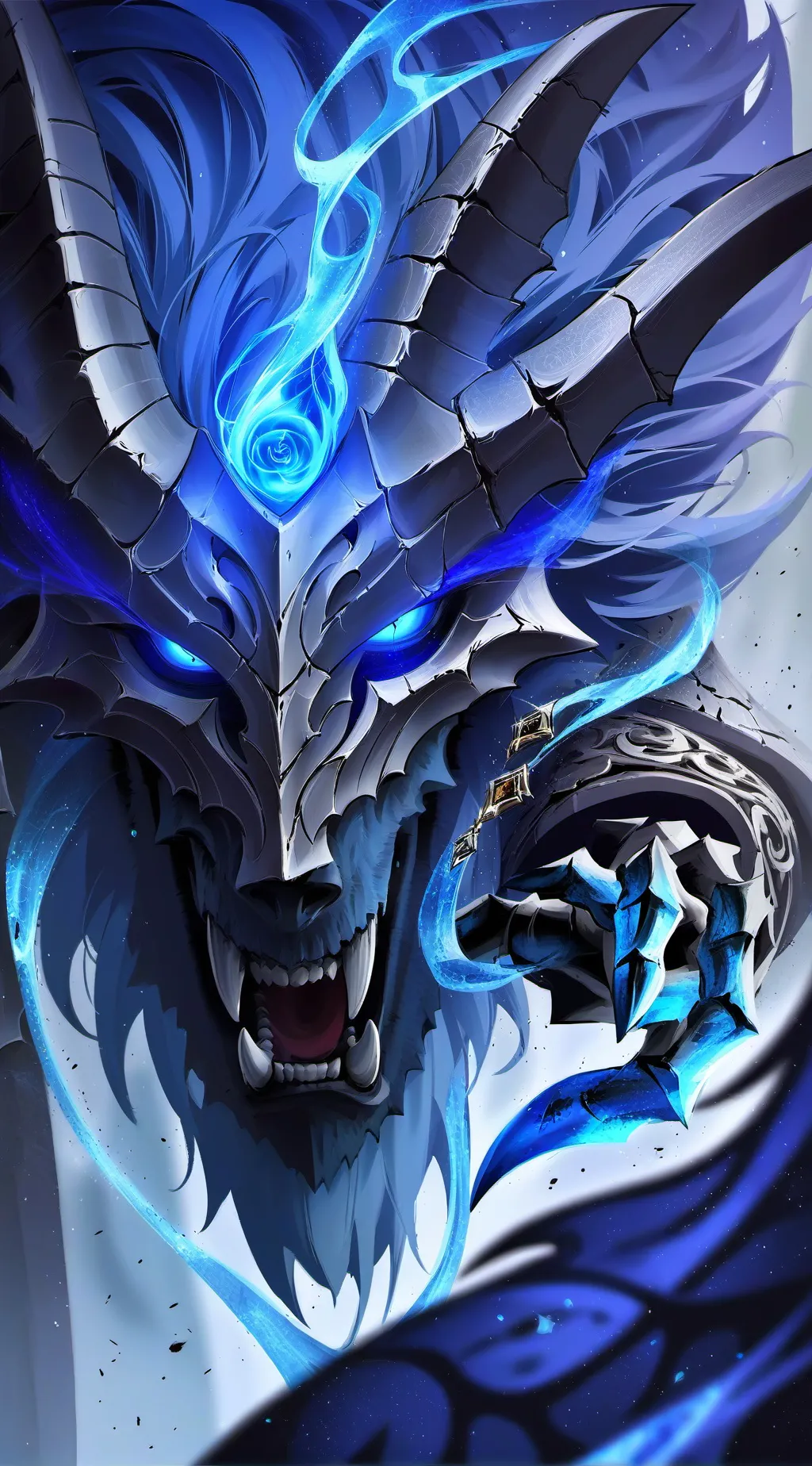 ai character: soul dragon background