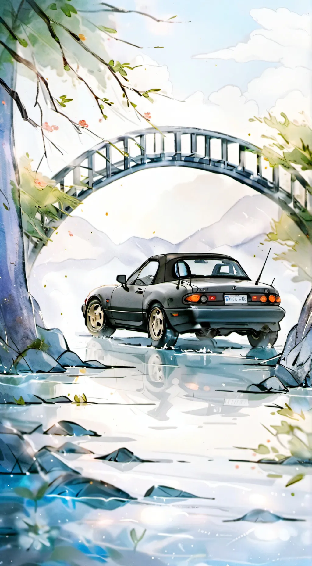 ai character: mazda miata 1990 background