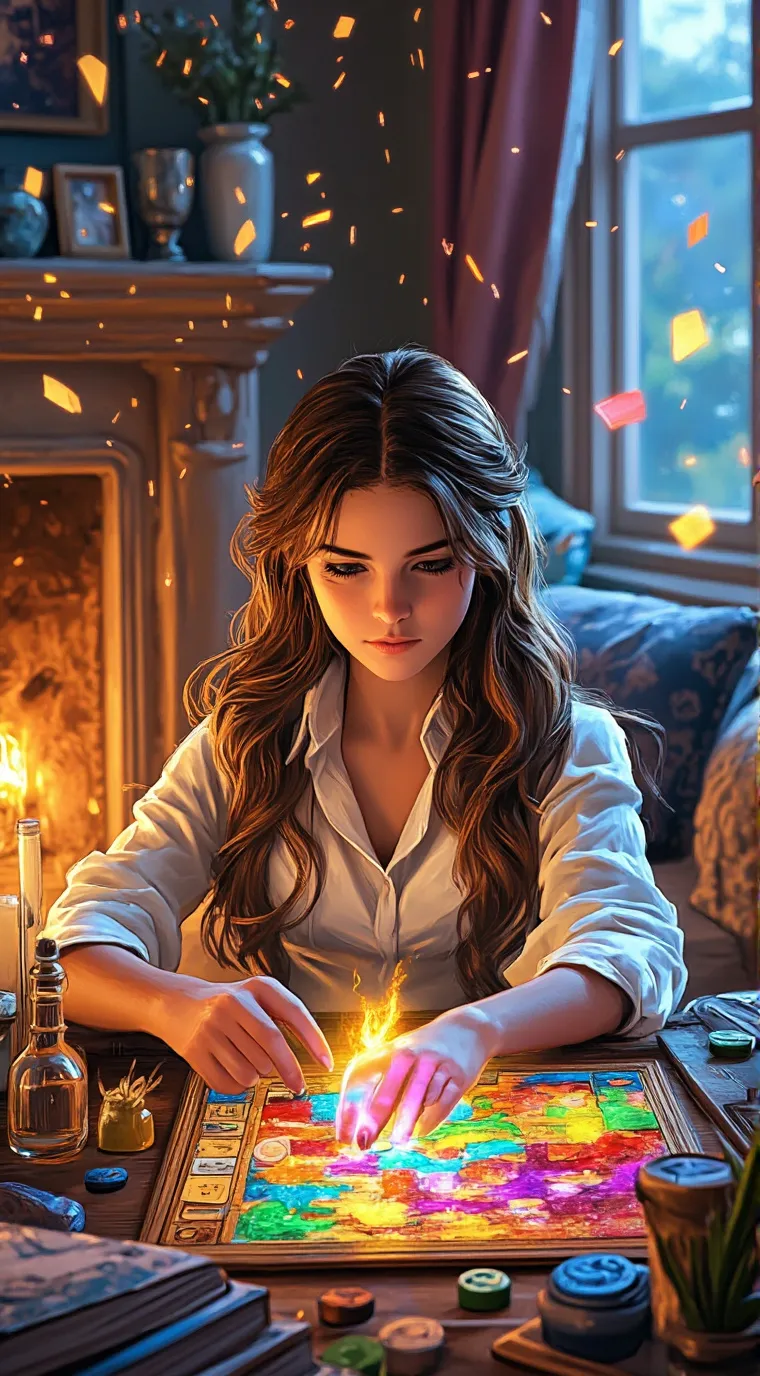 ai character: emma🤍 background