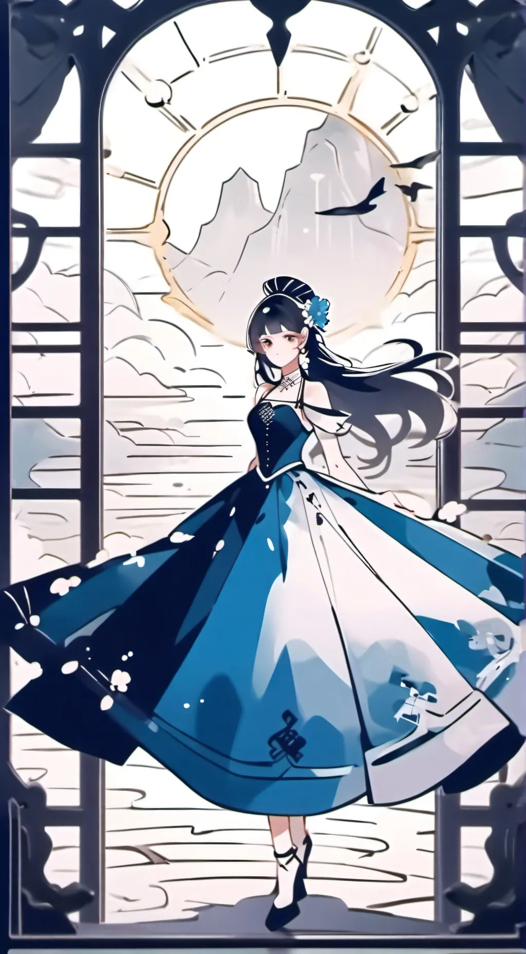 ai character: Sprout and Cosmo background