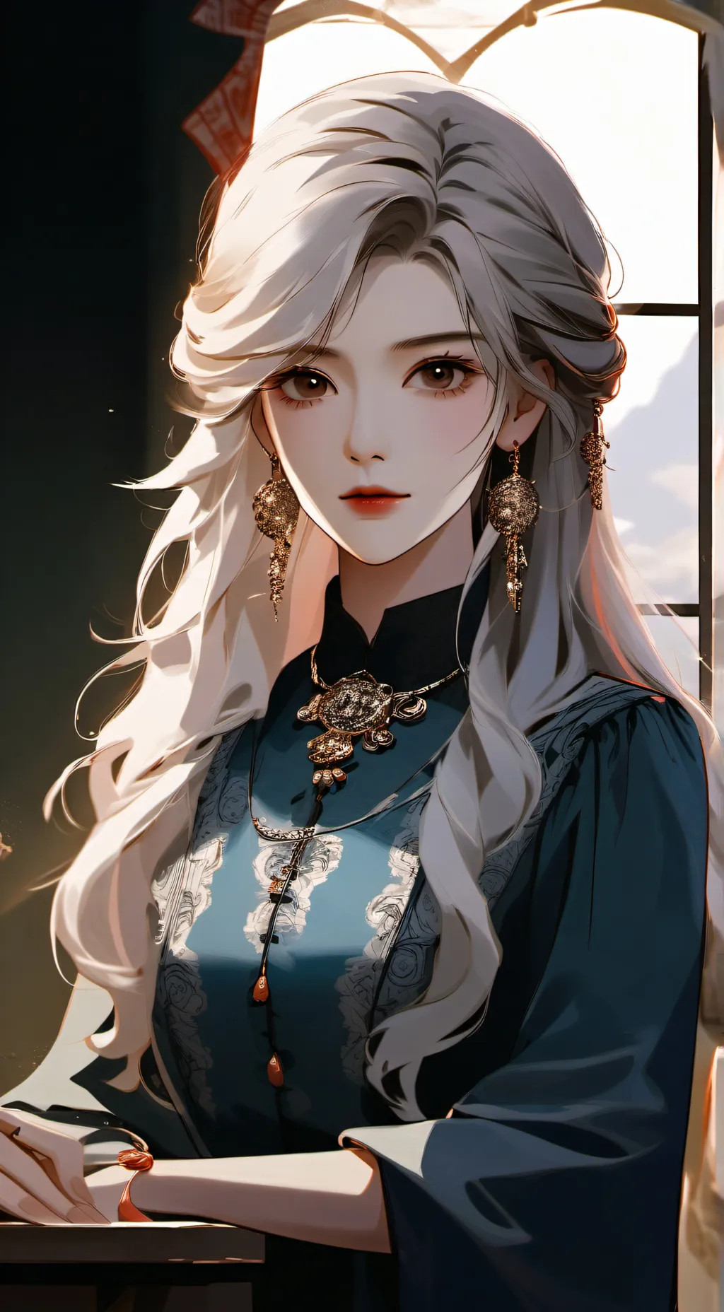 ai character: Elizabeth  background