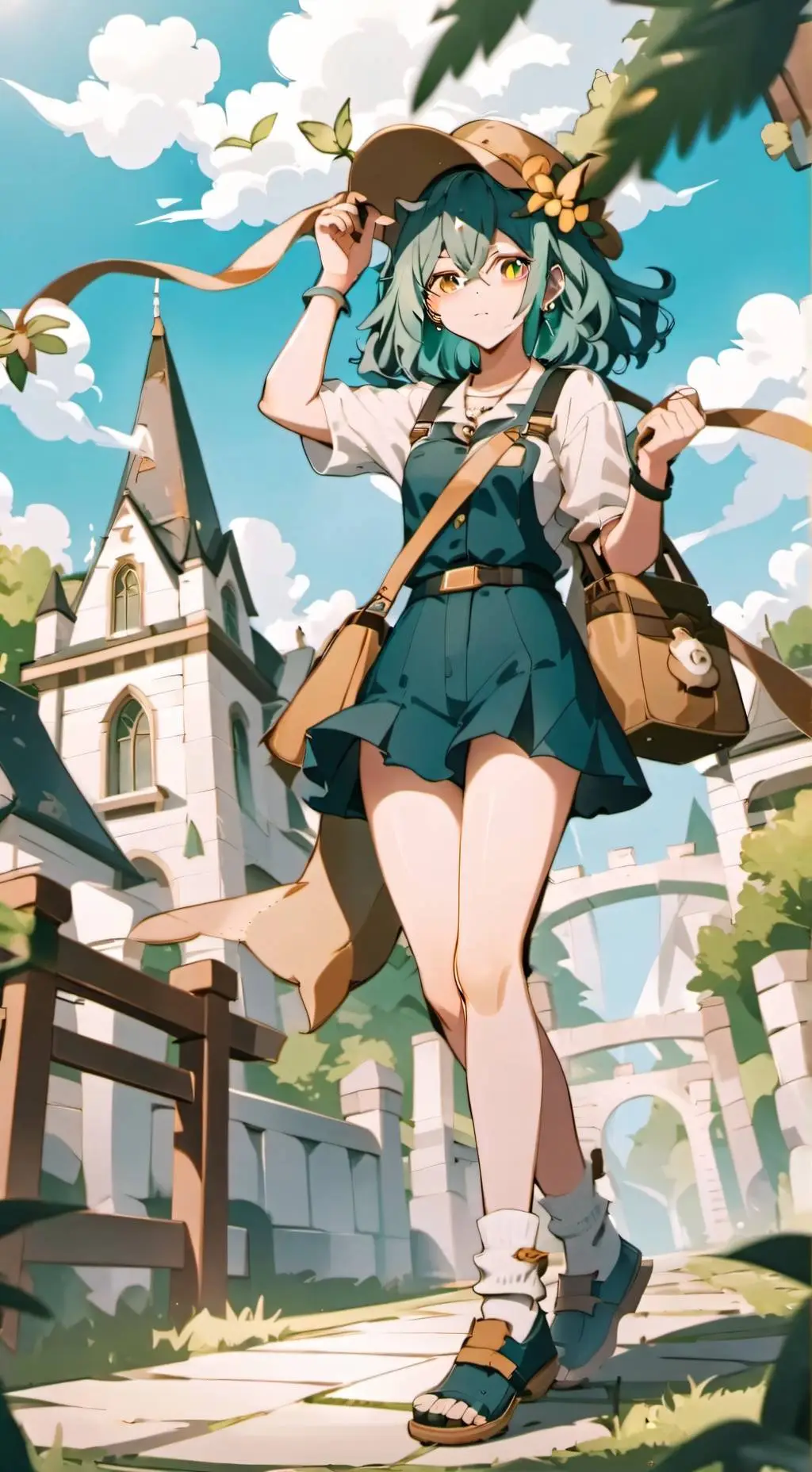 ai character: mha x tn background