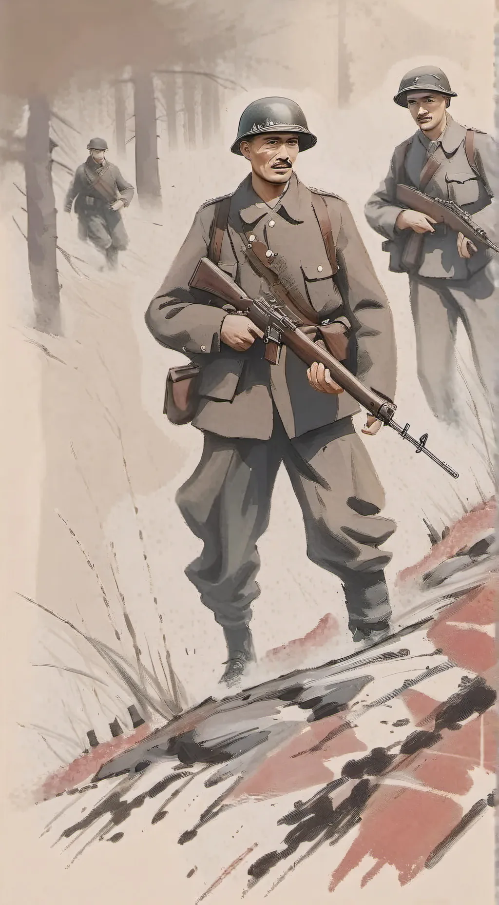 ai character: WW2 background