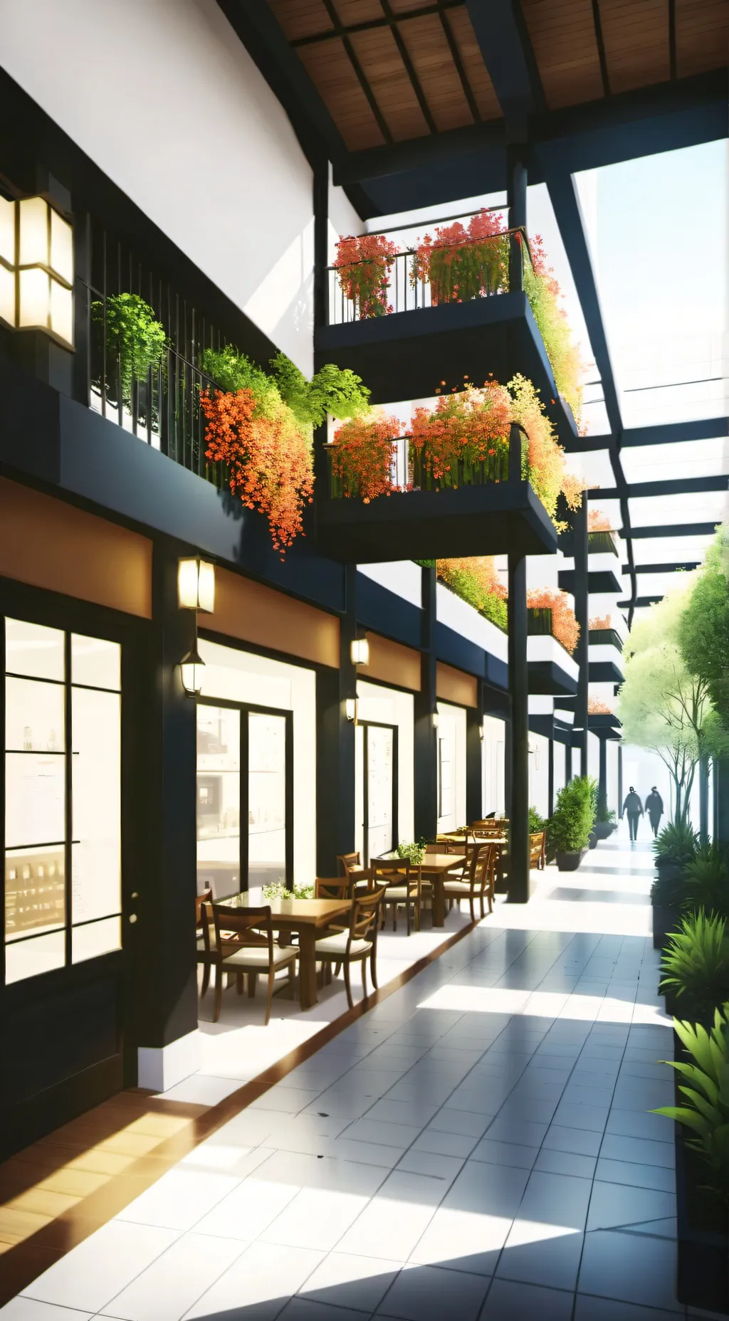 ai character: 🛍 JJK Mall 🛍 background