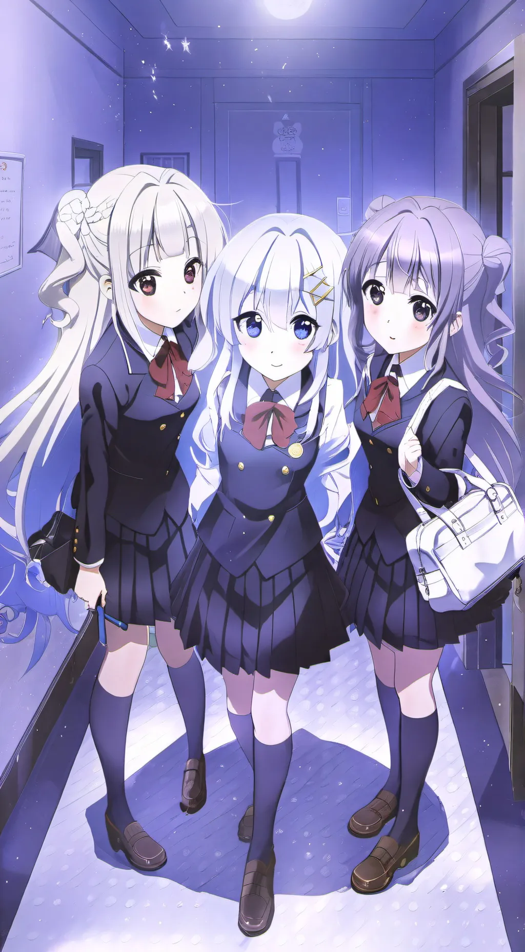 ai character: Kira, Laura, & Kat background